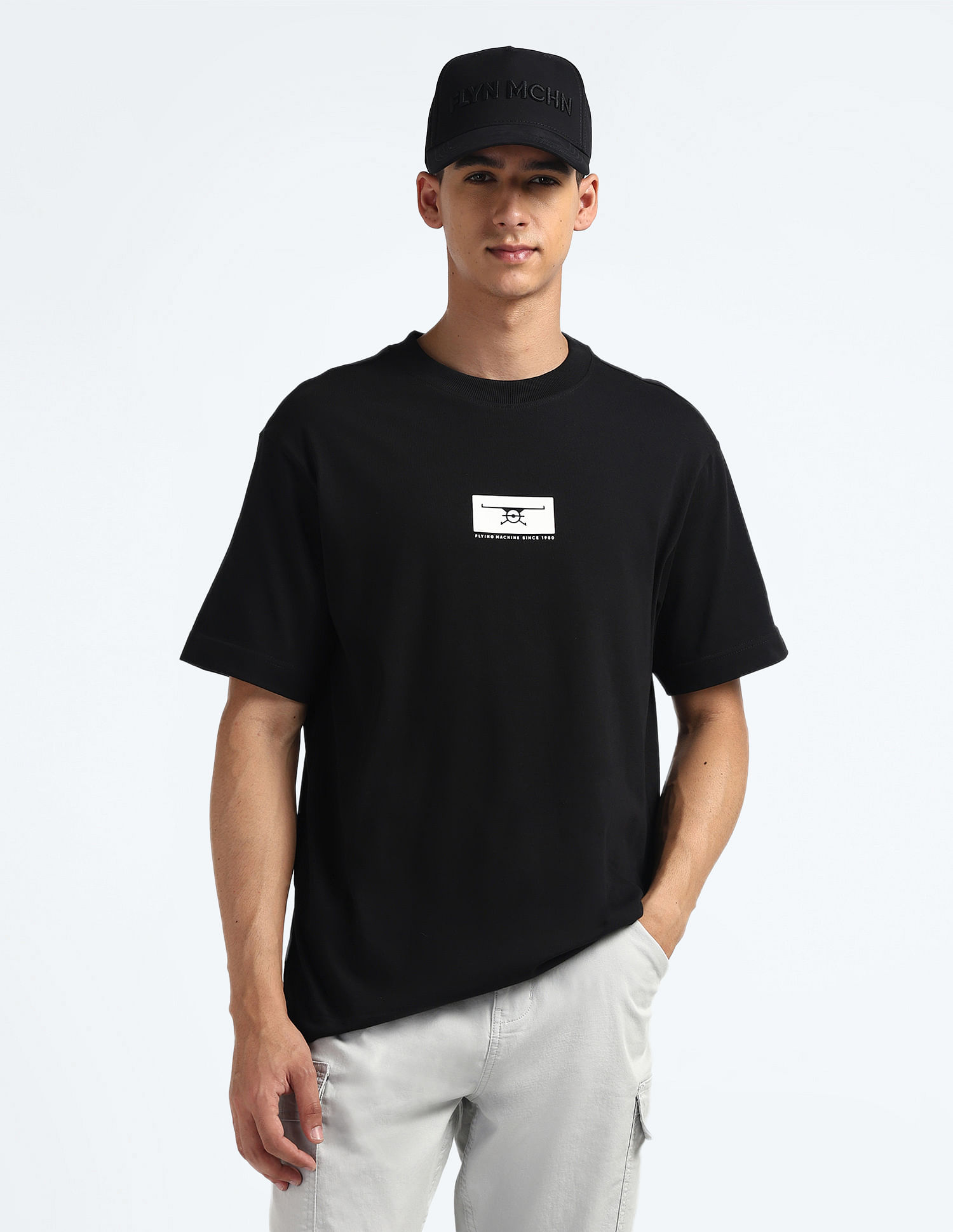 Flying Machine Relaxed Cotton T-Shirt