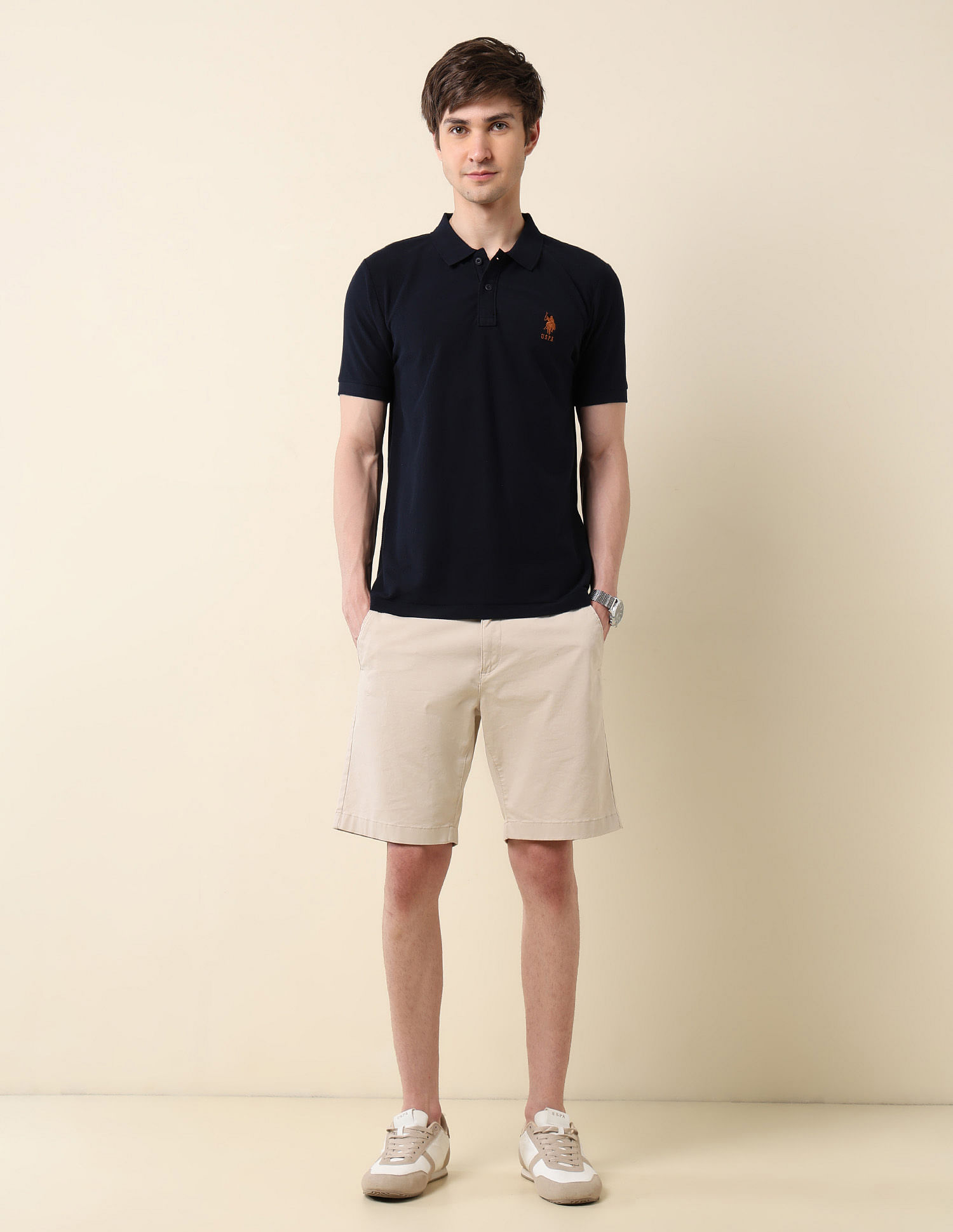 U.S. Polo Assn. Textured Classic Polo Shirt