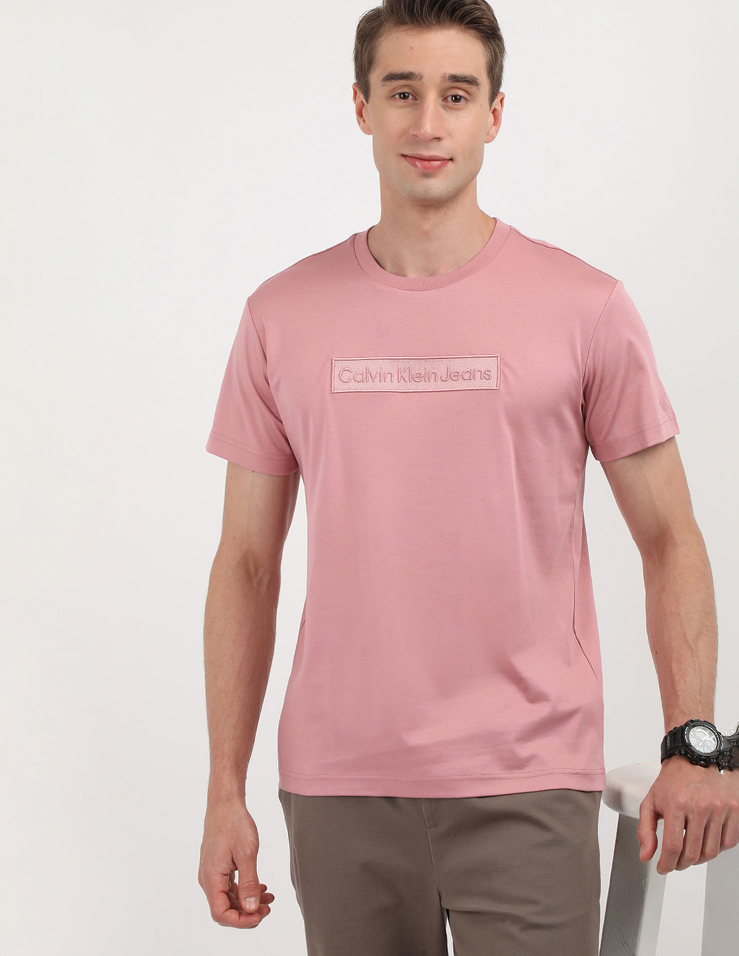 Calvin Klein Jeans Regular Fit Printed T-Shirt