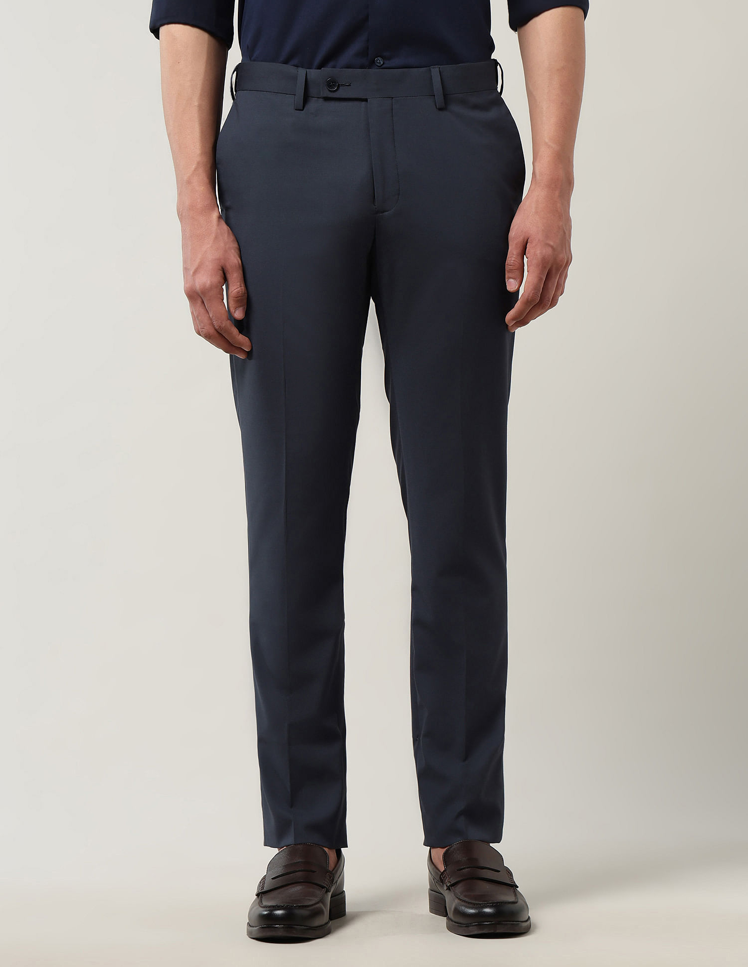 Arrow Regular Fit Mid Rise Trouser