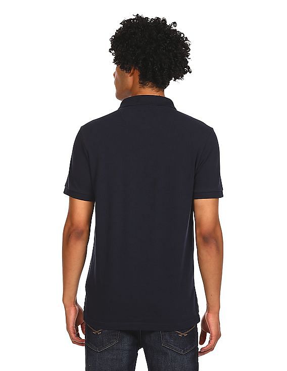 U.S. Polo Assn. Cotton Colour Block Polo Shirt