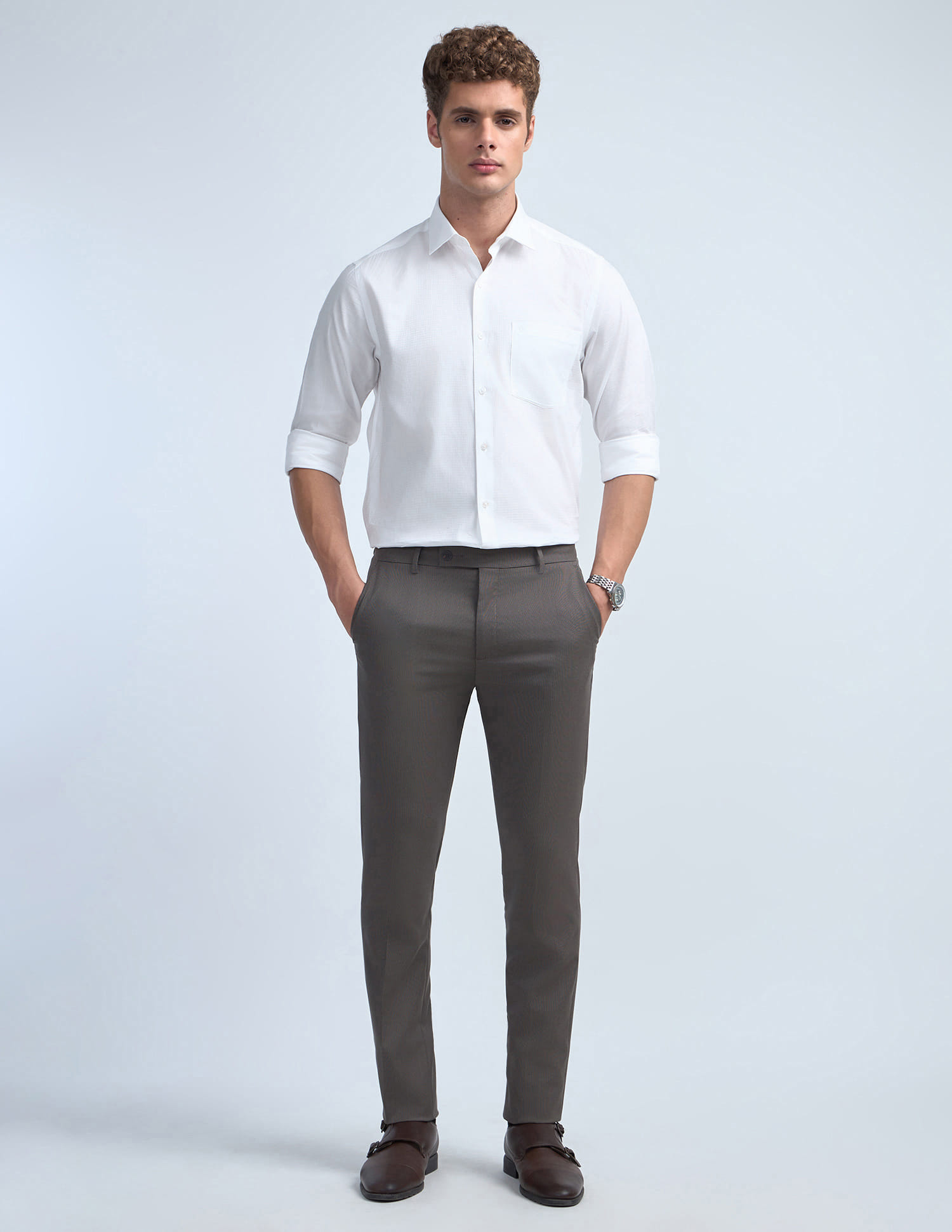 Buy Arrow Liberty Classic Fit Dobby Iconics Shirt - NNNOW.com