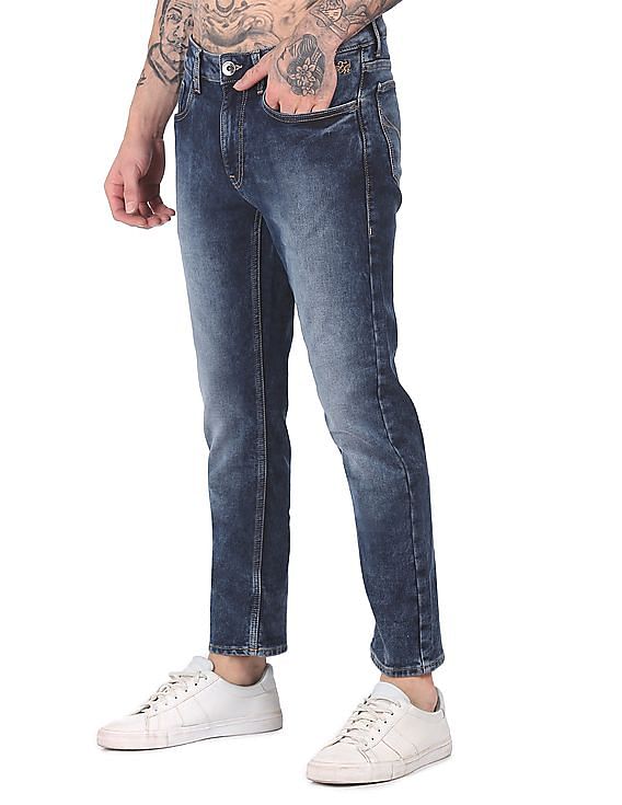 Flying Machine Mid Rise Michael Slim Tapered Fit Jeans