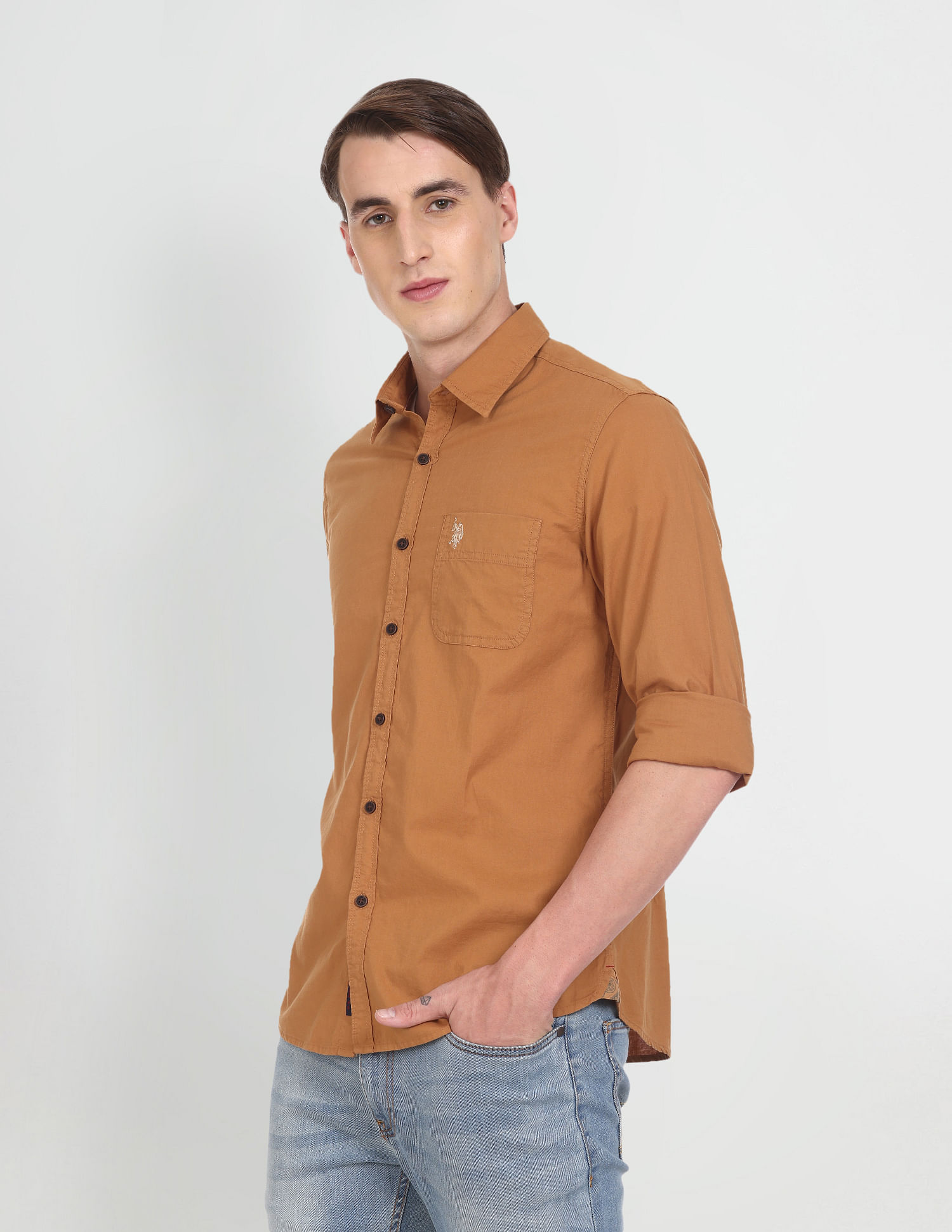 Brown Denim Shirts - Get Best Price from Manufacturers & Suppliers in India-calidas.vn