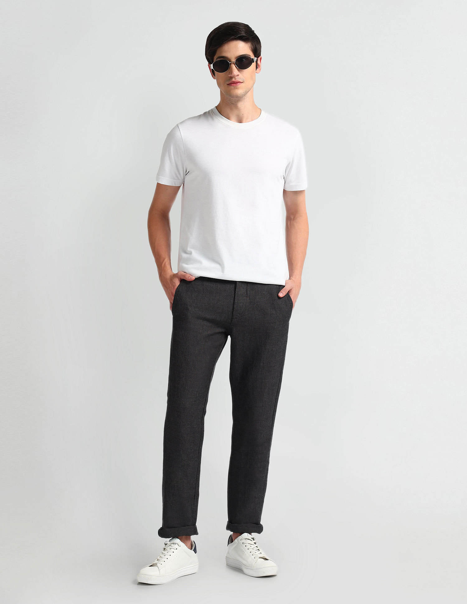 Arrow Sports Heathered Smart Flex Trousers