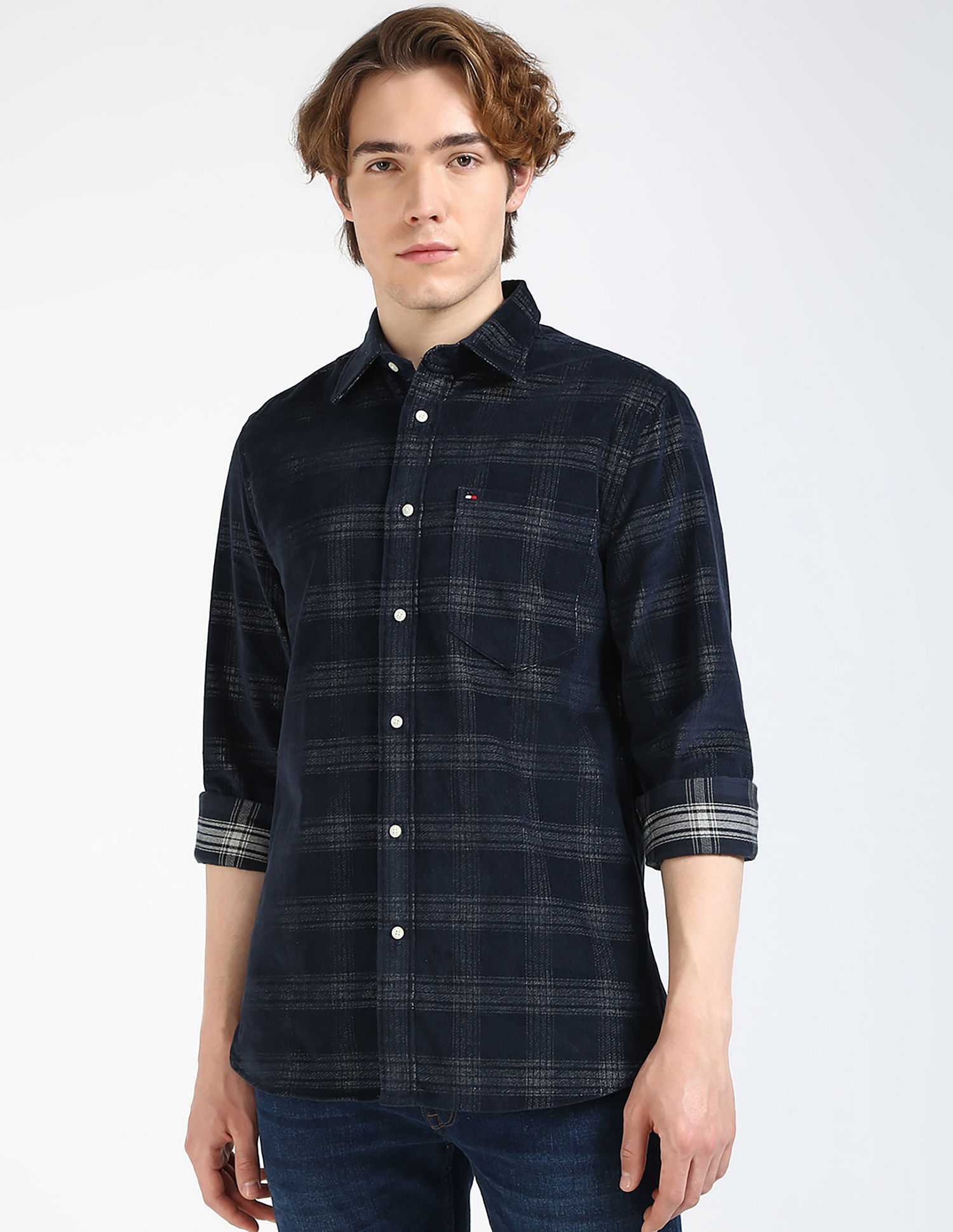 Tommy Hilfiger Corduroy Check Regular Fit Shirt