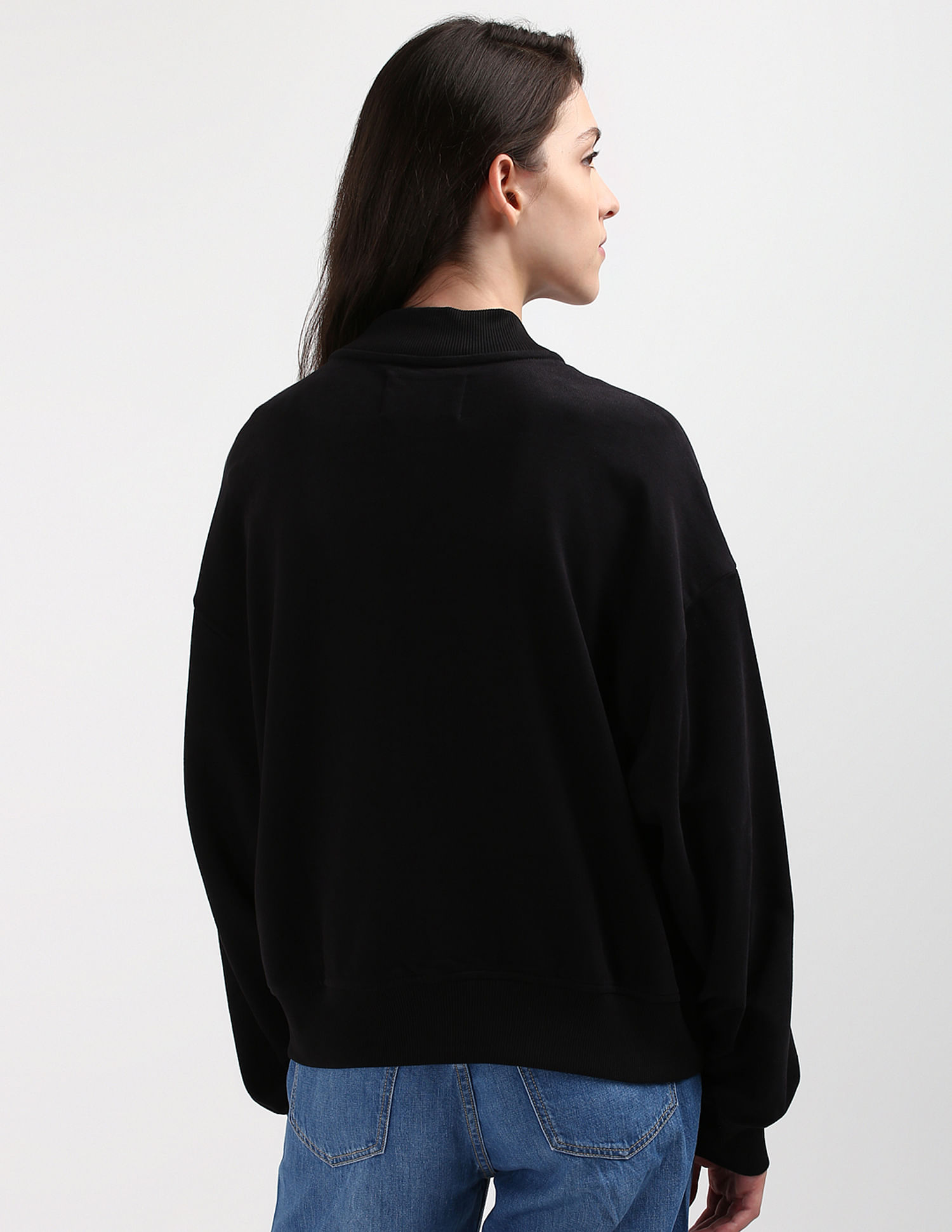 Buy Calvin Klein Woven Label Relaxed Bomber Jacket - NNNOW.com