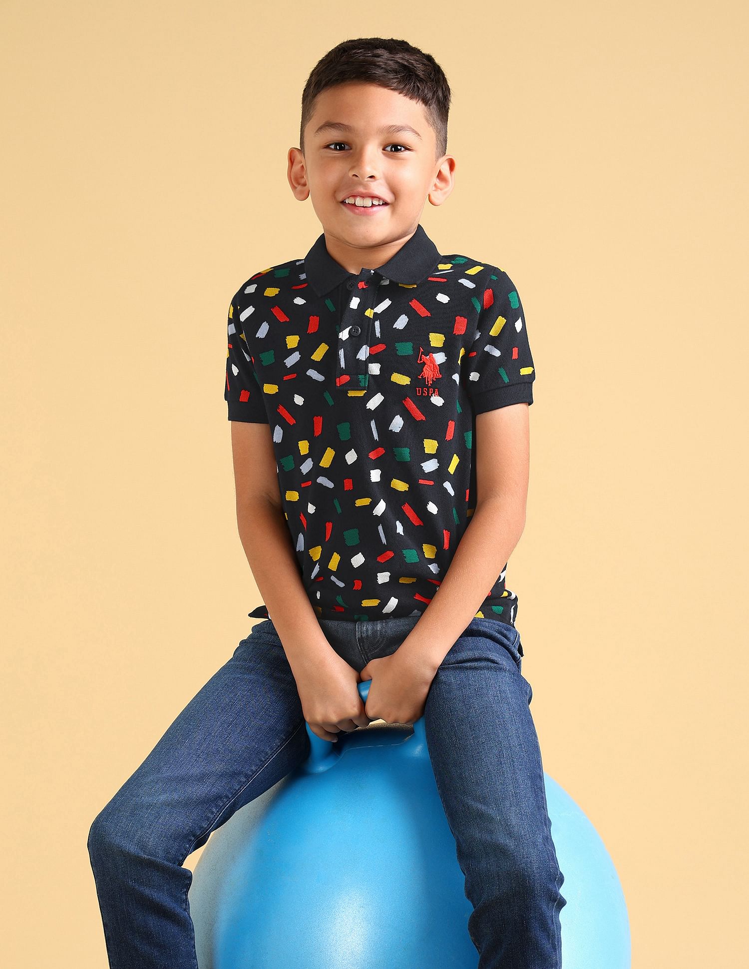 U.S. Polo Assn. Kids Boys Regular Fit Polo Shirt