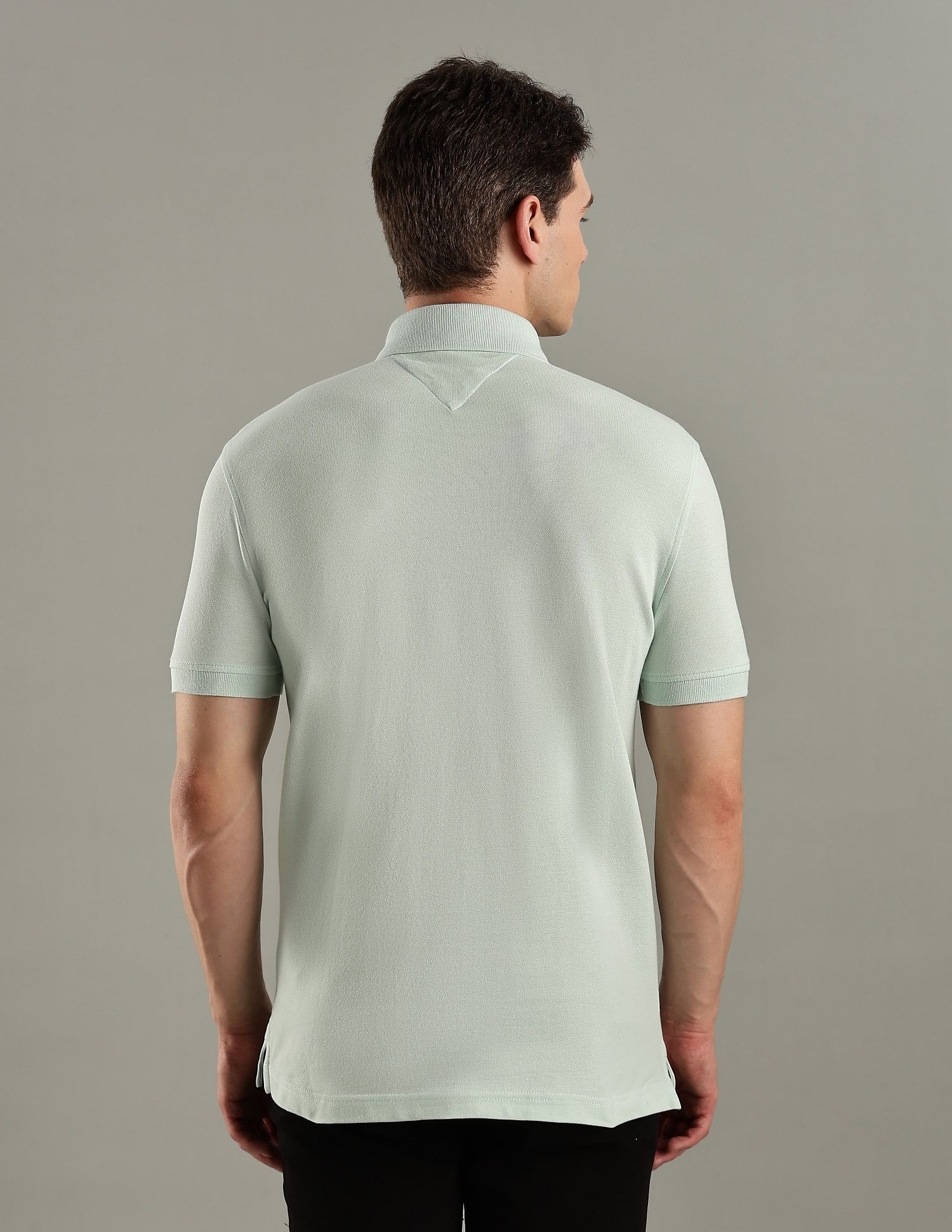 Tommy Hilfiger Solid Slim-Fit Cotton Polo T-Shirt