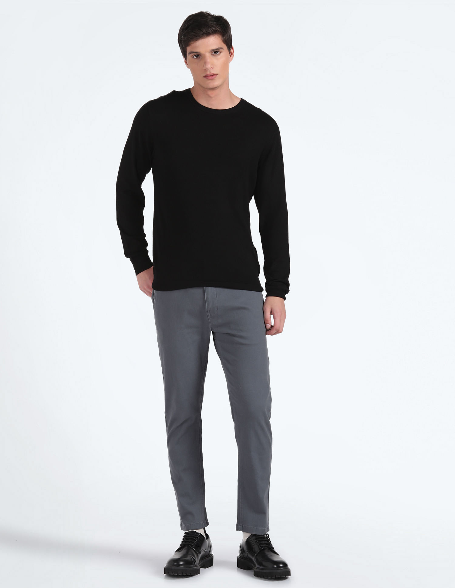 Flying Machine Slash Slim Tapered Fit Trousers