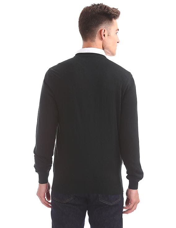 Buy Arrow Sports Colour Block V-neck Cardigan - NNNOW.com