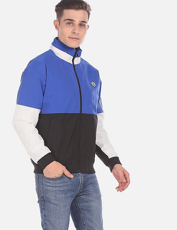 mens polo hooded jacket