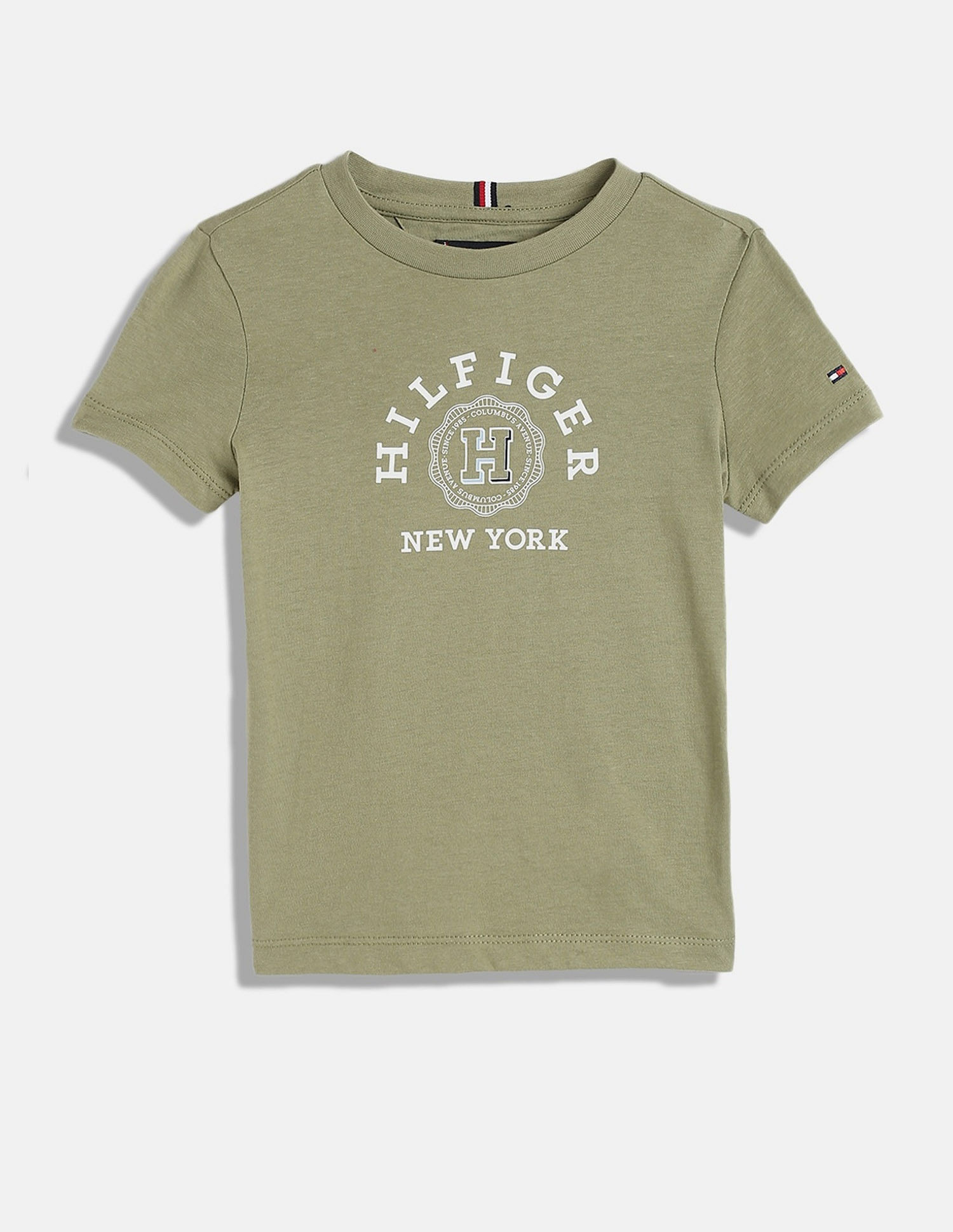 Tommy Hilfiger Kids Boys Logo Regular-Fit Cotton T-Shirt