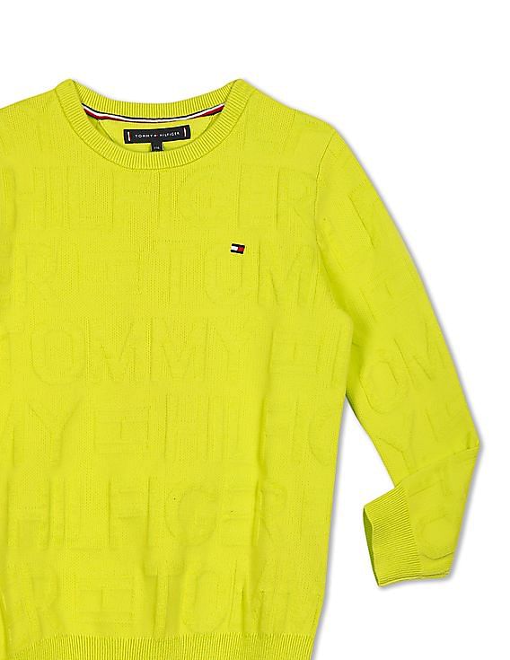 Neon tommy hot sale hilfiger jumper