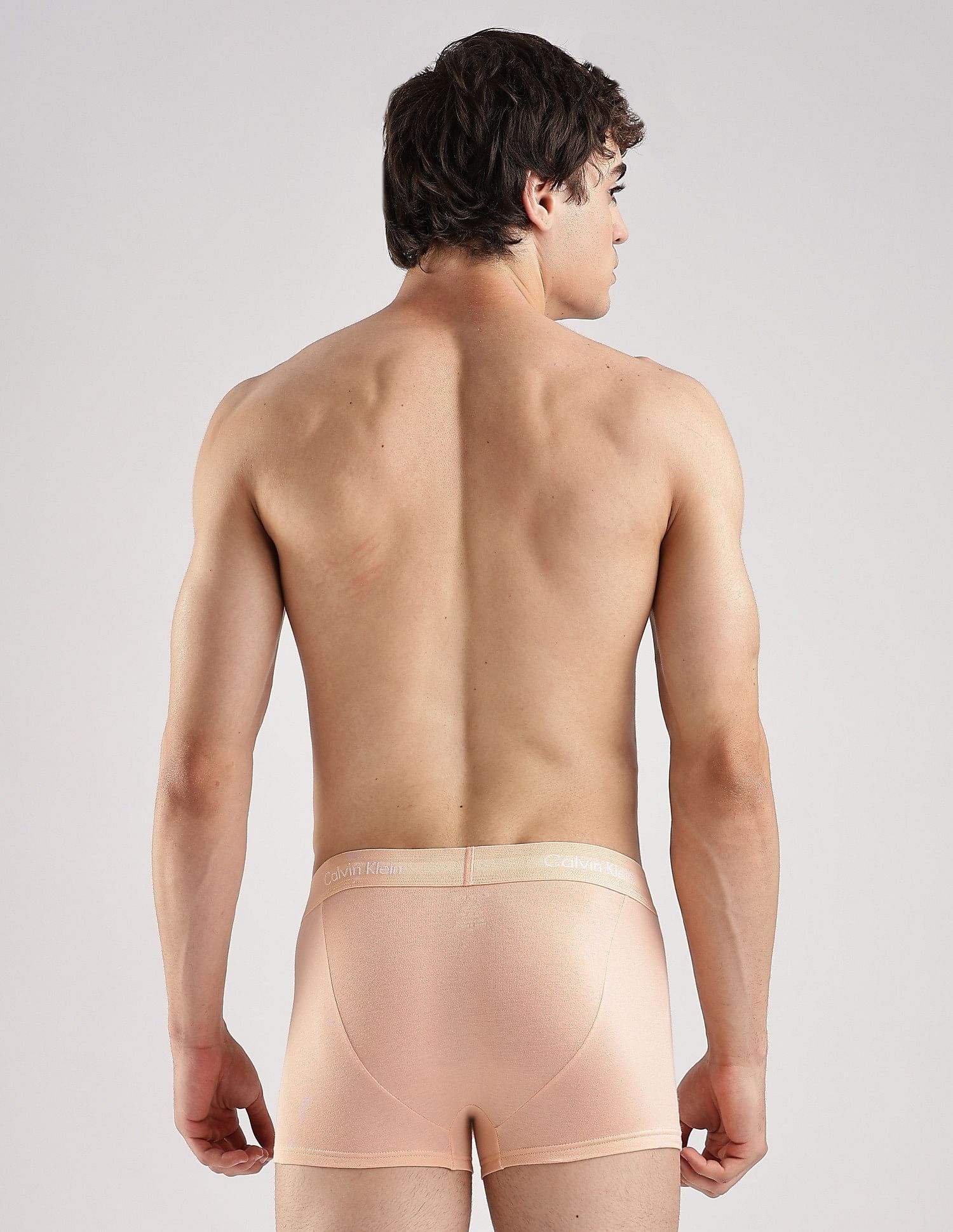 Calvin Klein Underwear Multi-Coloured Solid Low Rise Trunk - Pack Of 3