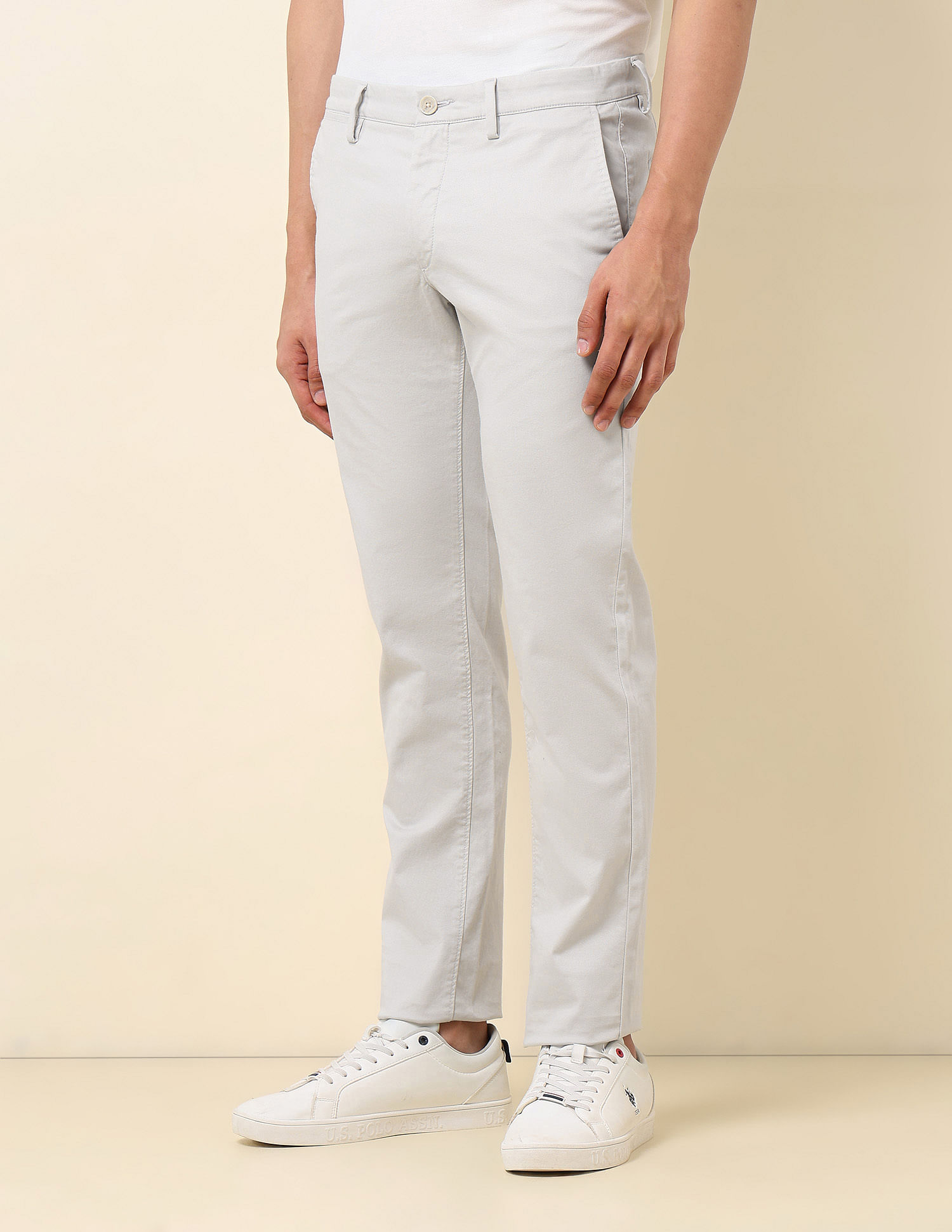 U.S. Polo Assn. Dobby Denver Slim Fit Trousers