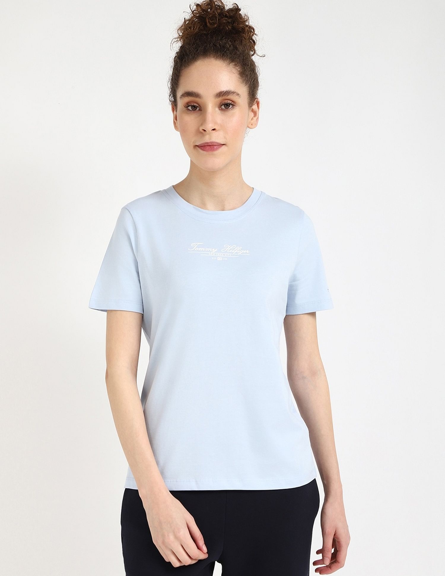 Tommy Hilfiger Logo Regular-Fit Cotton T-Shirt