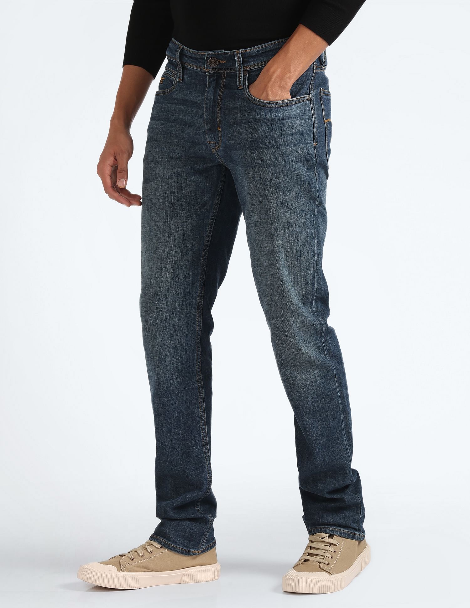 Flying Machine Freddie Slim Straight Fit Jeans