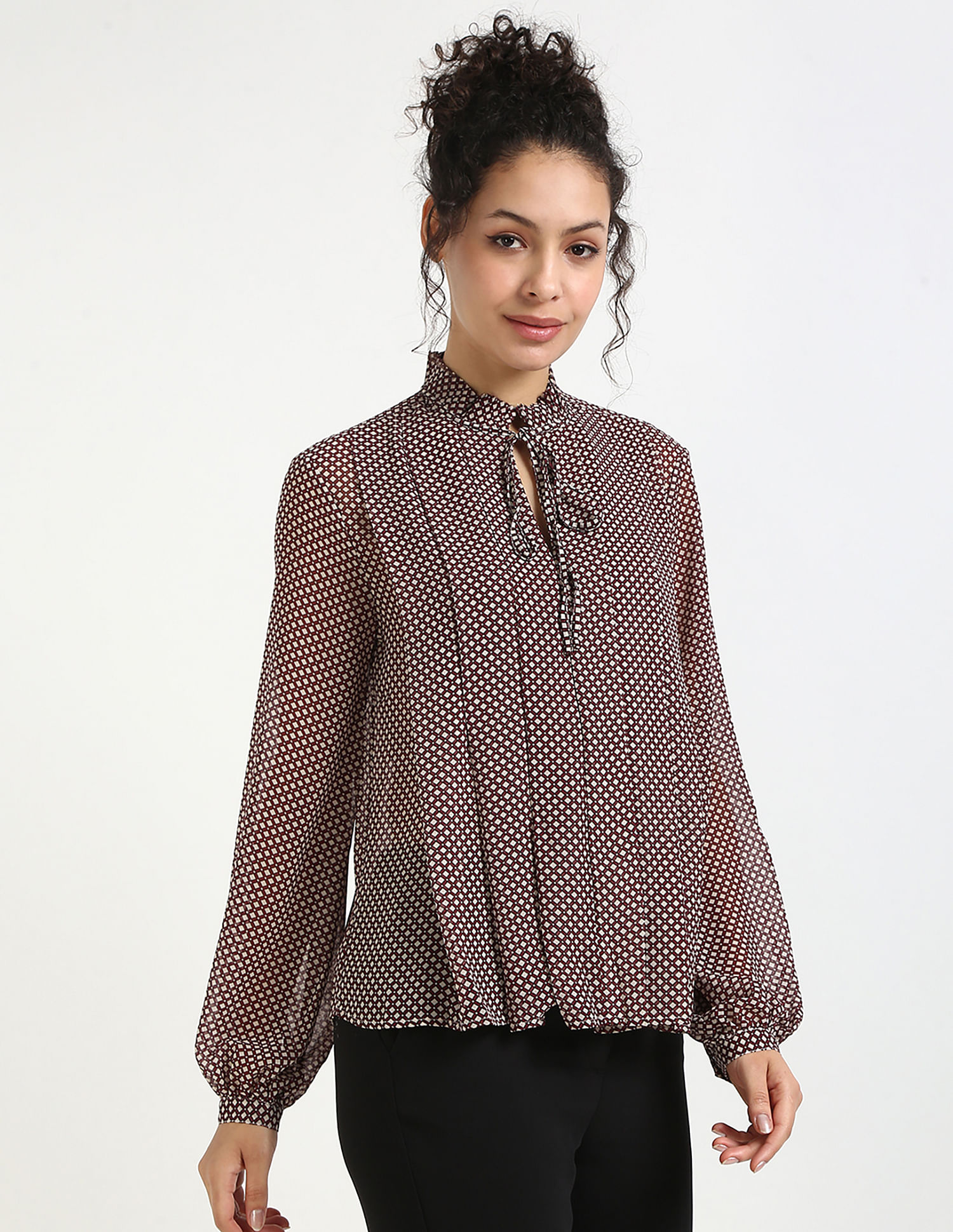 Tommy Hilfiger Printed Relaxed-Fit Polyester Shirt