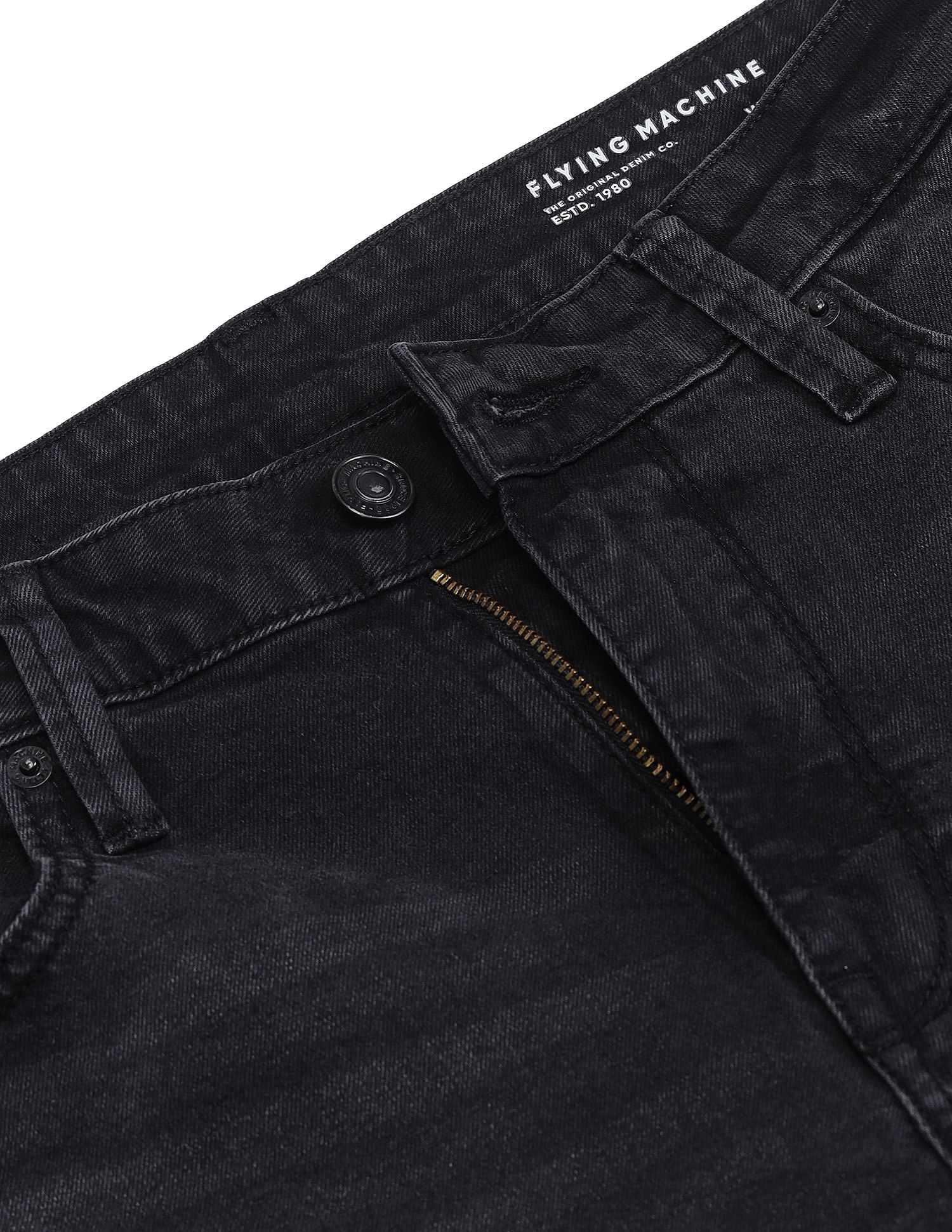Flying Machine Mankle Slim Fit Whiskered Jeans