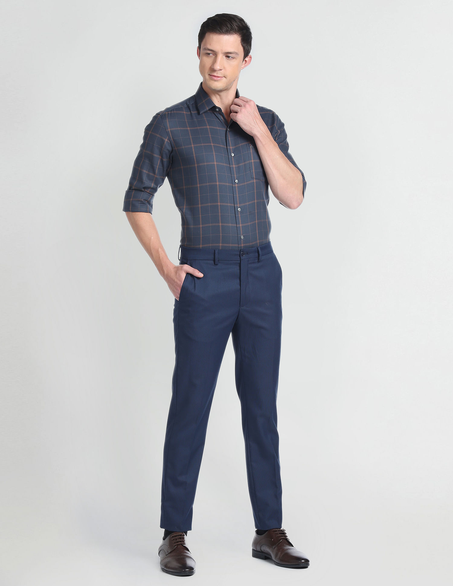 Arrow Tartan Check Cotton Shirt