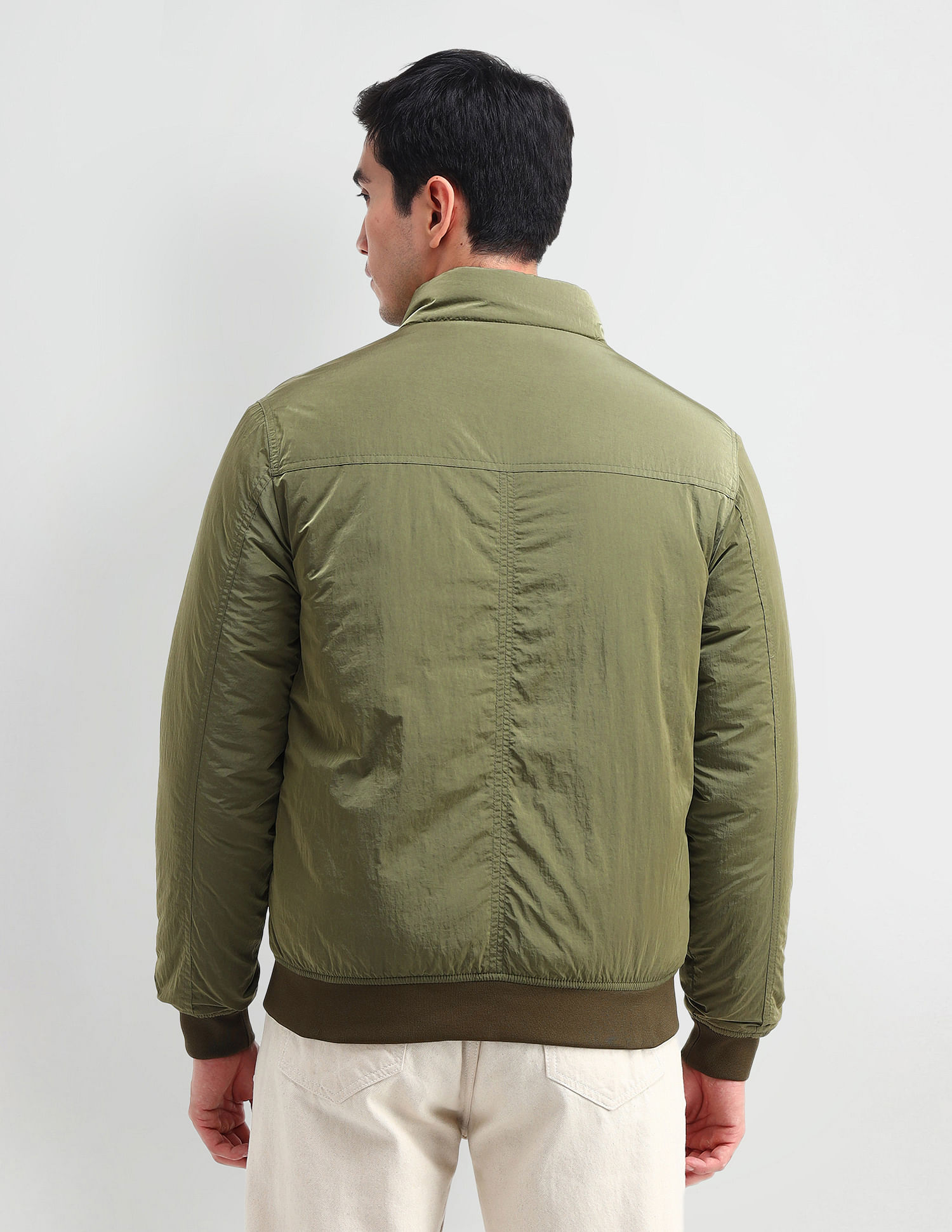 U.S. Polo Assn. Denim Co. Solid High Neck Jacket