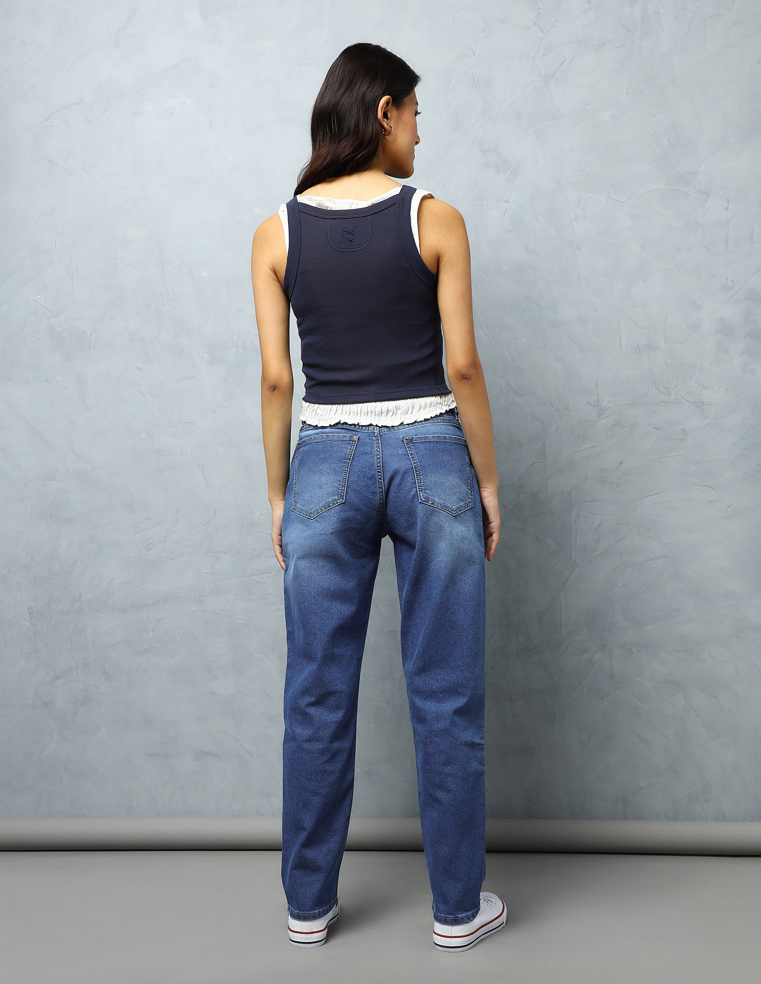 Flying Machine Women High Rise Straight Fit Jeans