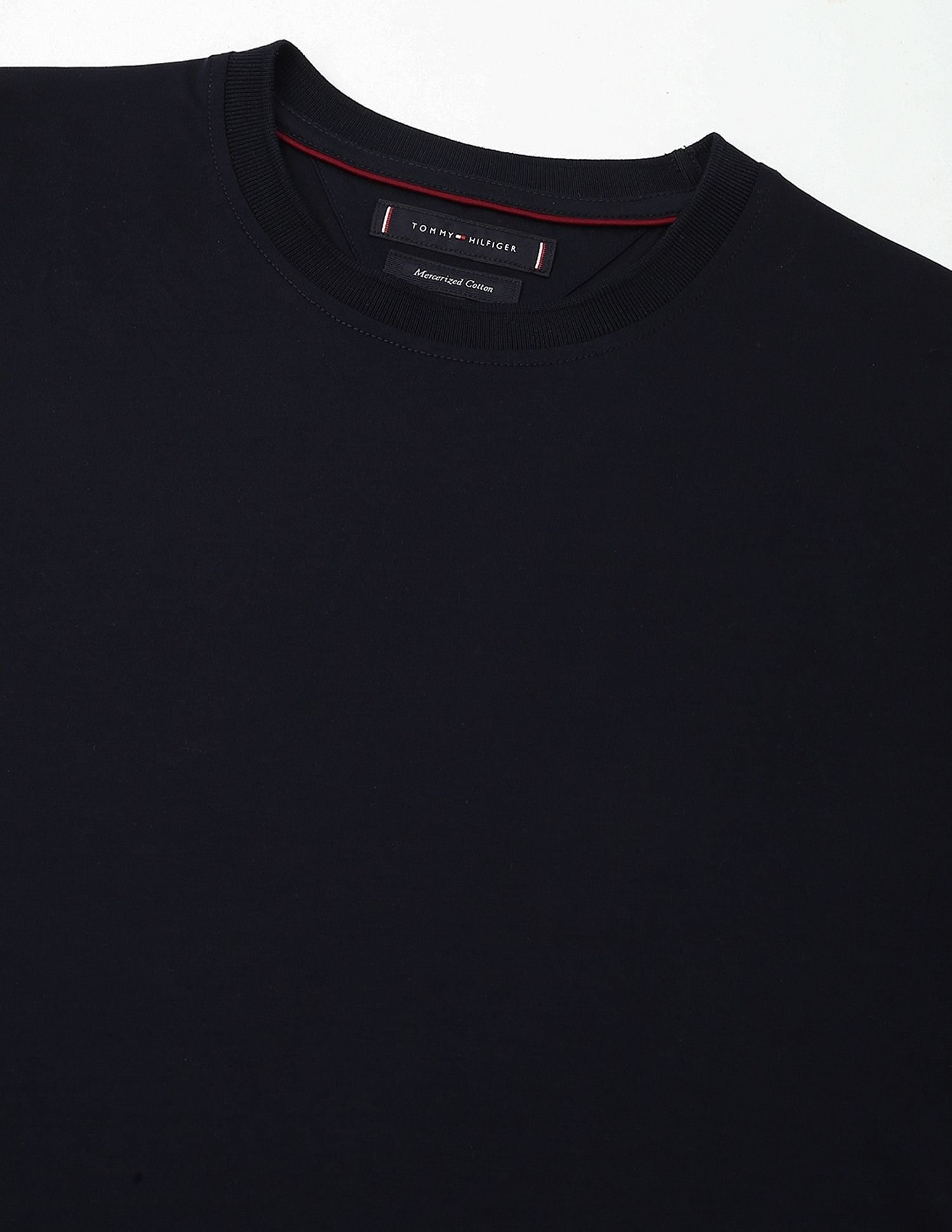 Tommy Hilfiger Solid Regular-Fit Cotton T-Shirt