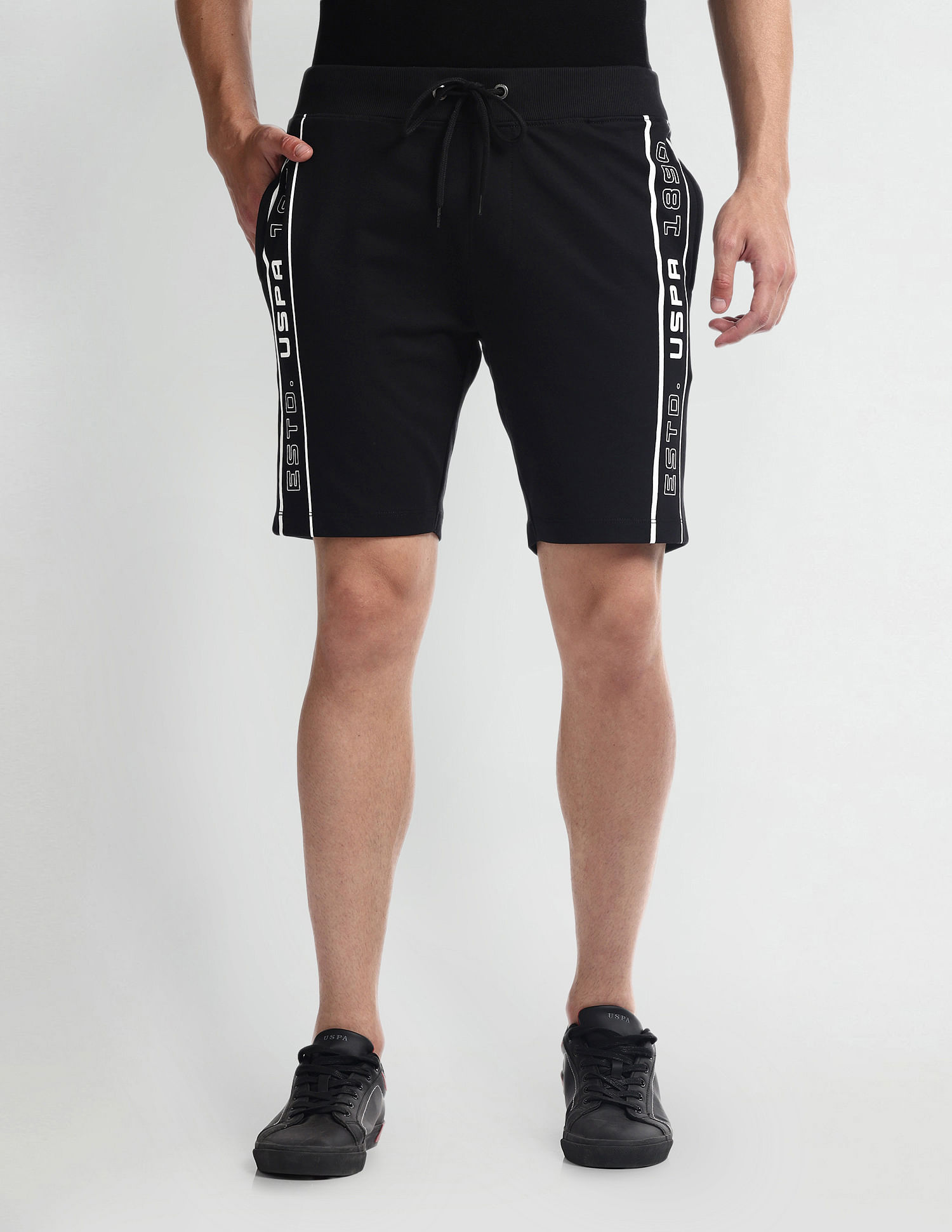 U.S. Polo Assn. Denim Co. Brand Taped Slim Fit Shorts