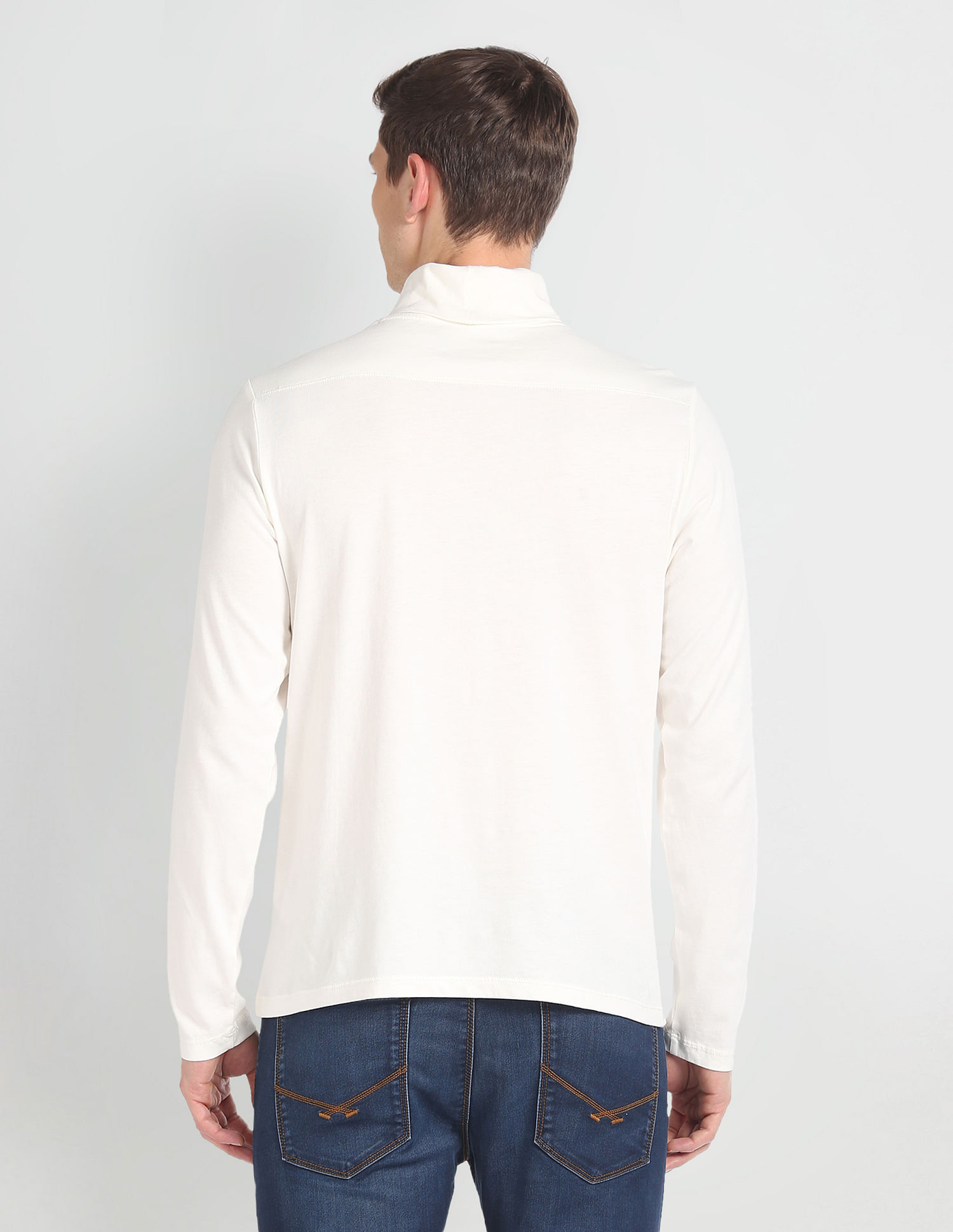 U.S. Polo Assn. Denim Co. Turtle Neck Long Sleeve T-Shirt