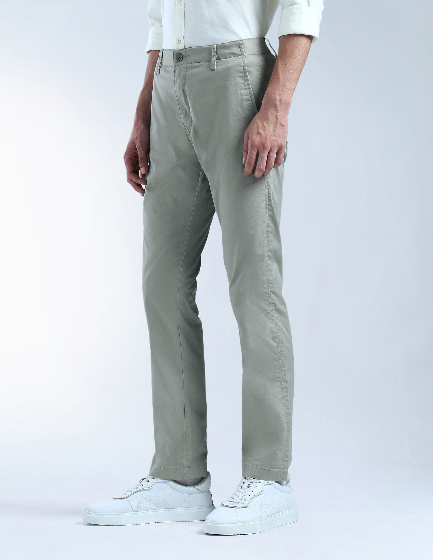 Flying Machine F-Jango Straight Fit Dobby Trousers