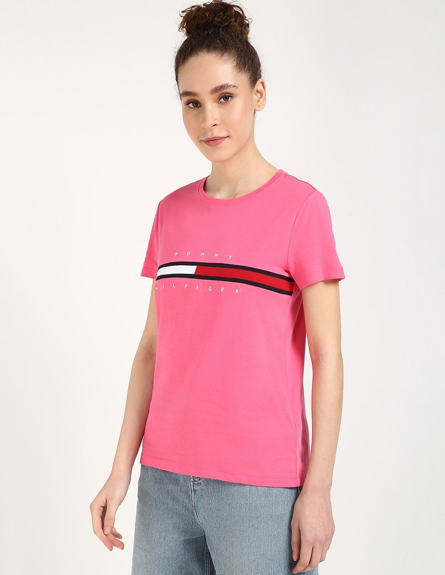 Tommy Hilfiger Embroidered Logo Regular-Fit Cotton T-Shirt