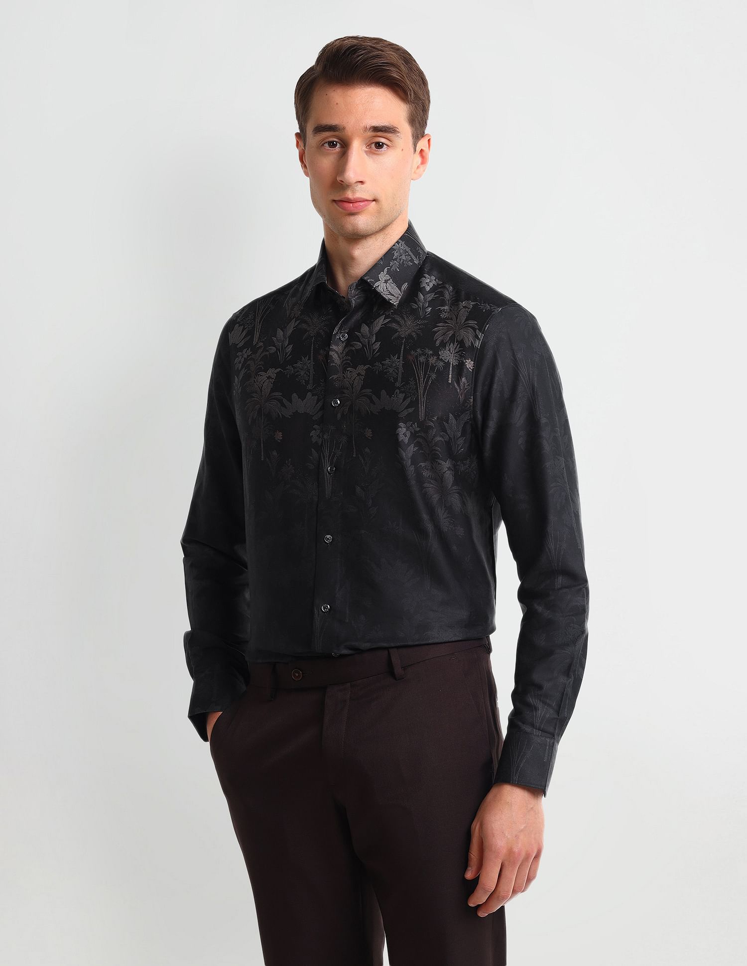 Arrow 1851 Tailored Fit Pure Cotton Shirt