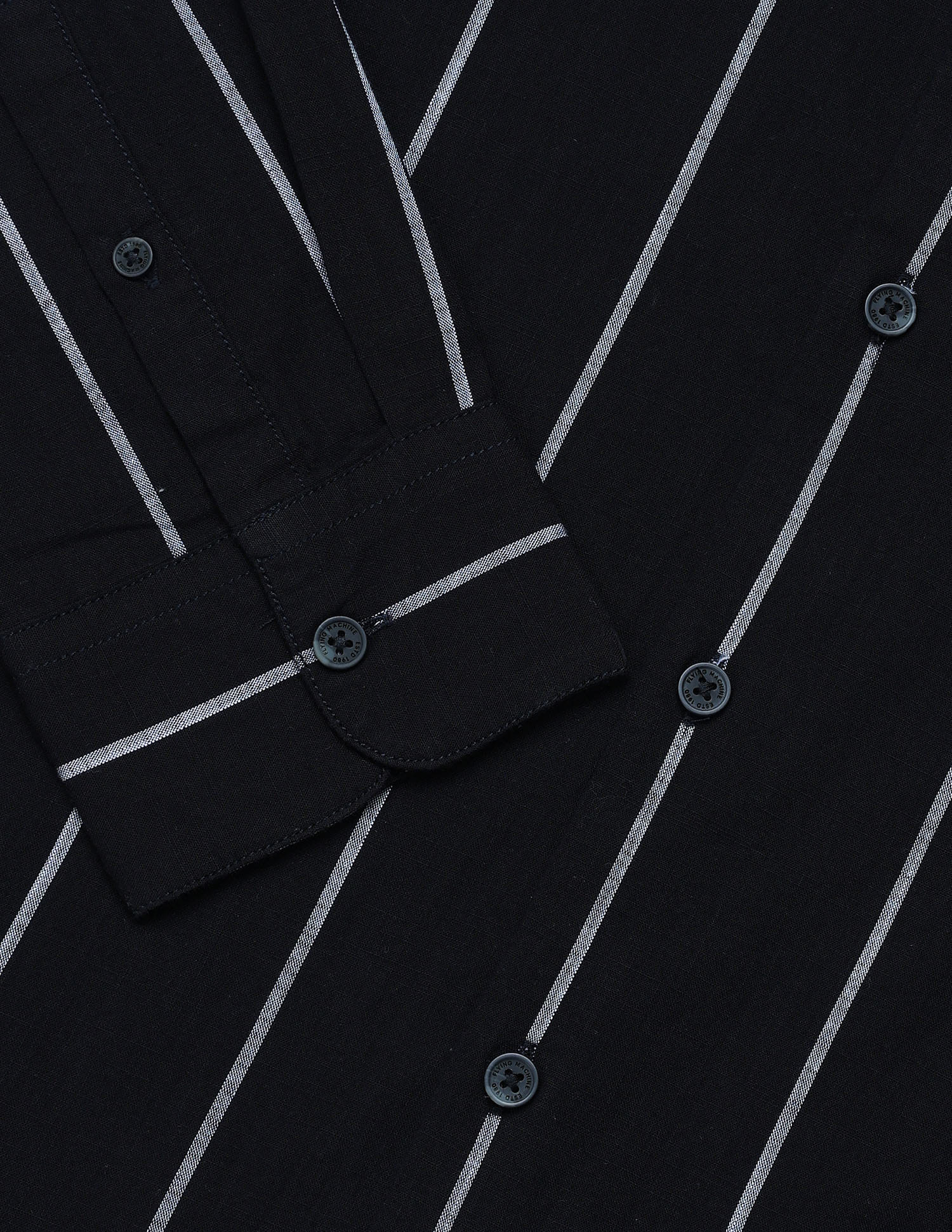 Buy Flying Machine Regular Fit Vertical Striped Shirt - NNNOW.com