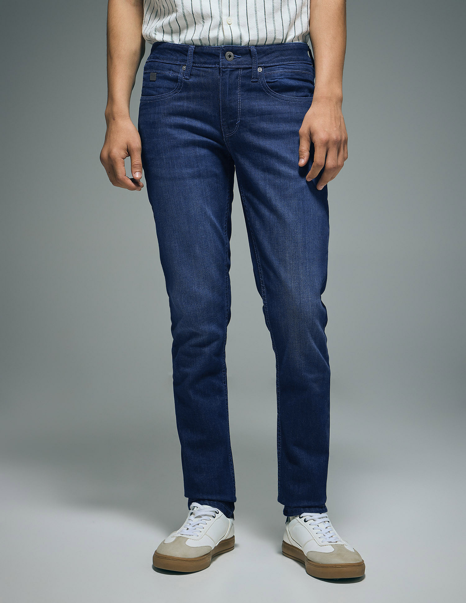 Flying Machine Jackson Skinny Fit Stone Washed Jeans