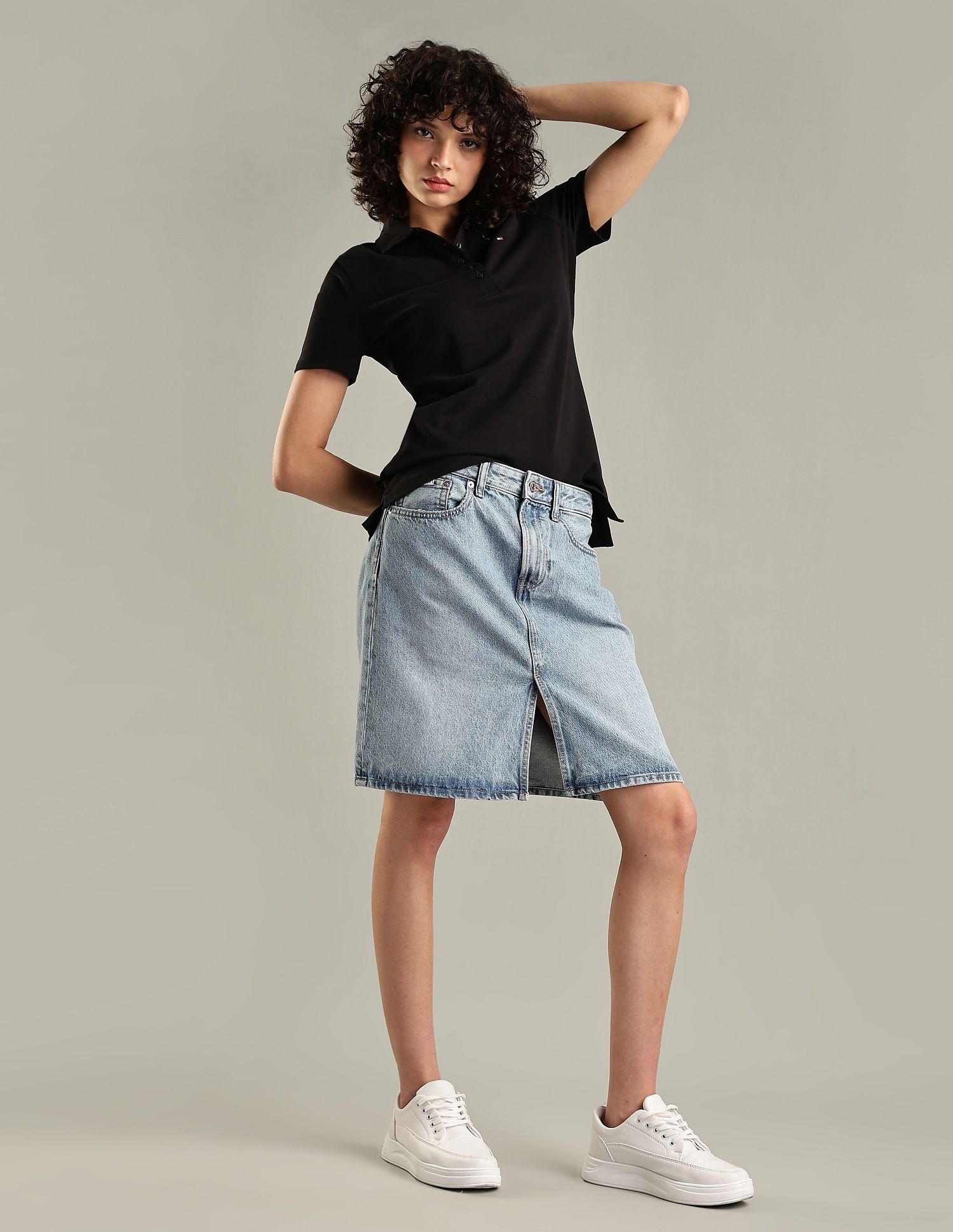 Tommy Hilfiger Solid Regular-Fit Cotton Polo T-Shirt