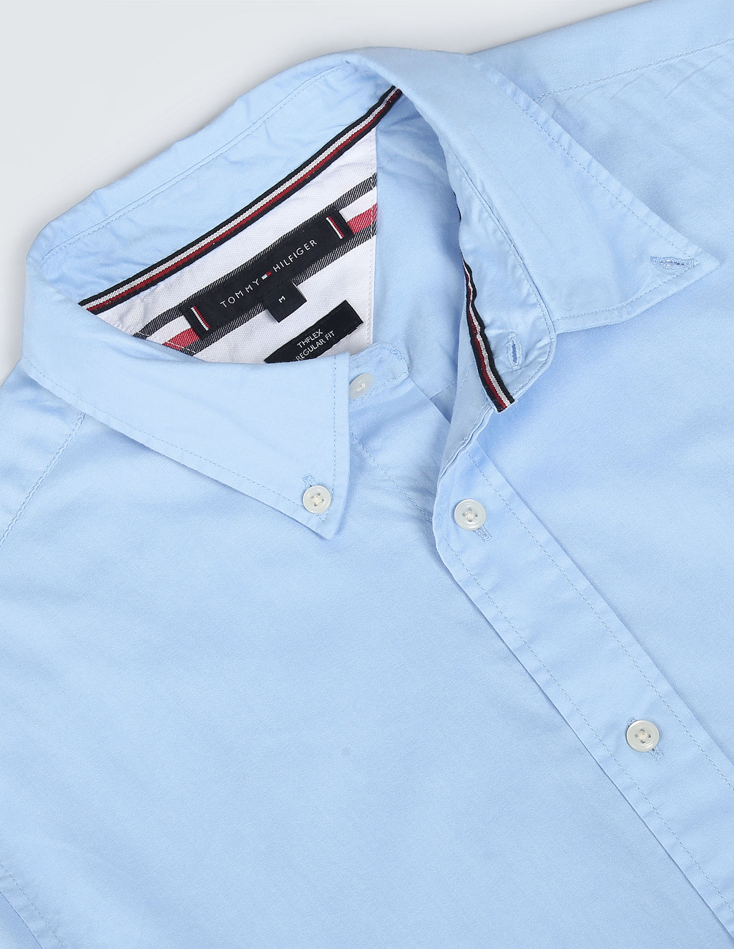 Tommy Hilfiger FLEX POPLIN SHIRT - Shirt - light blue 