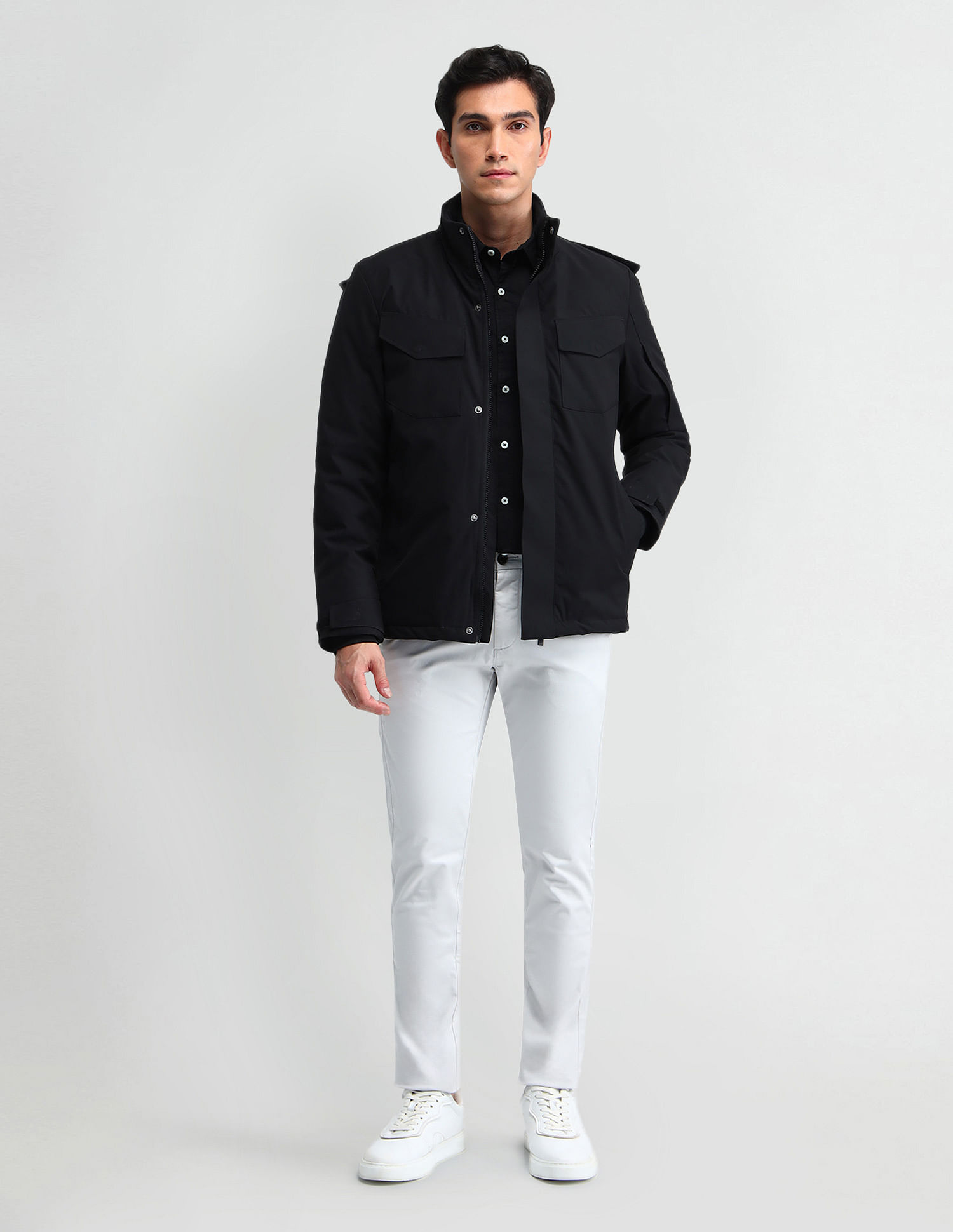 Arrow Sport Heavy Weight Laser Cut Styled Jacket