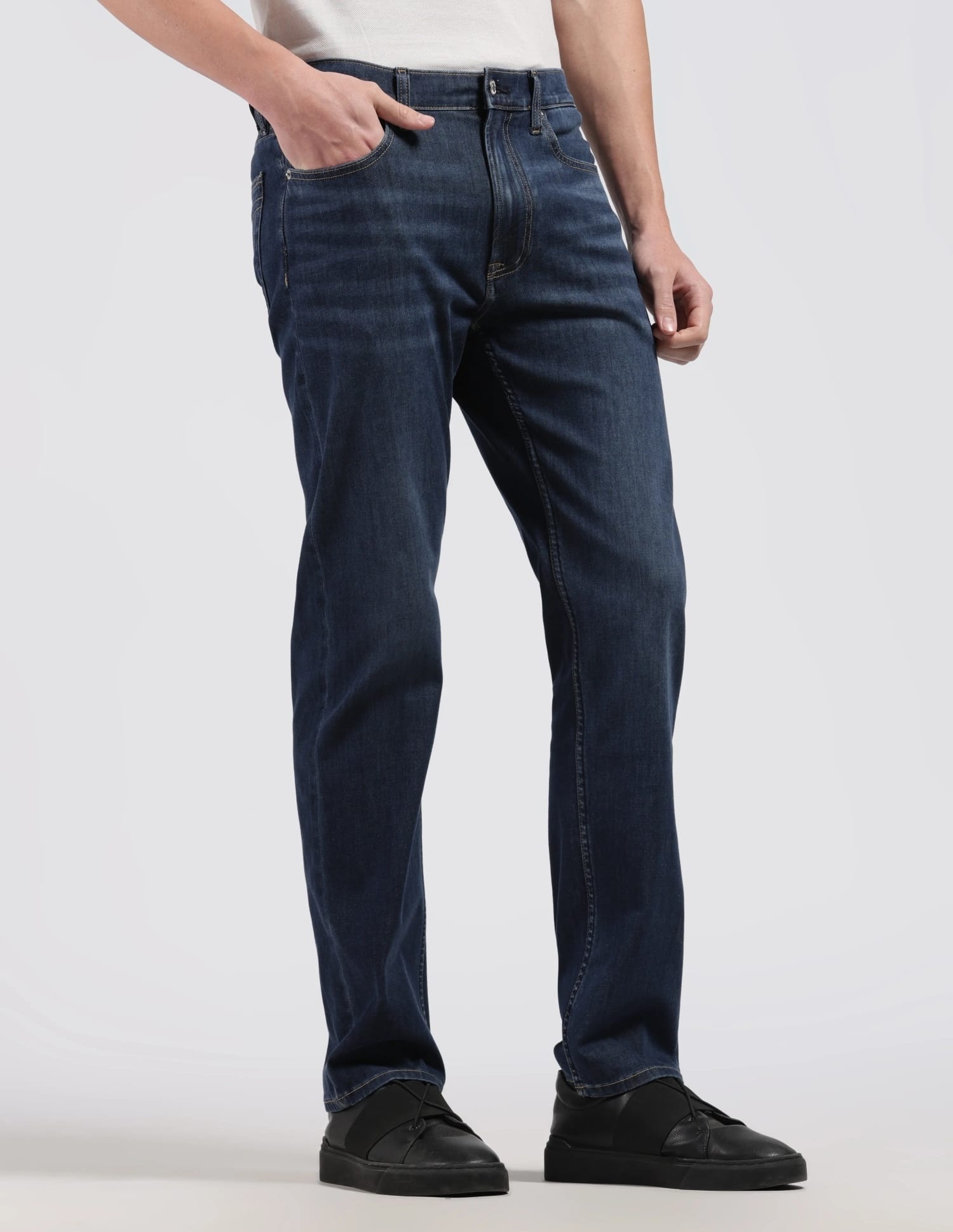 7BS3 Calvin Klein Jeans デニムベスト　USA製　M 古着 Calvin Klein Jeans Mid-Wash Slim Fit Mid Rise Jeans, Blue (32)