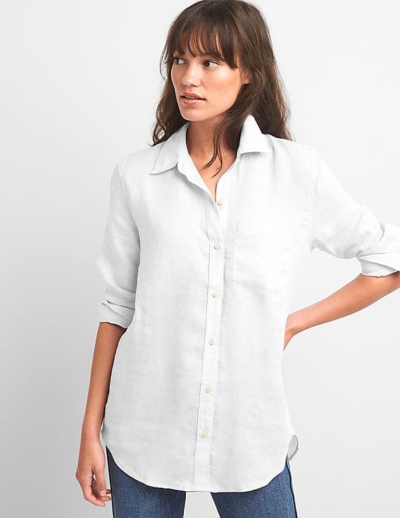 linen boyfriend shirt