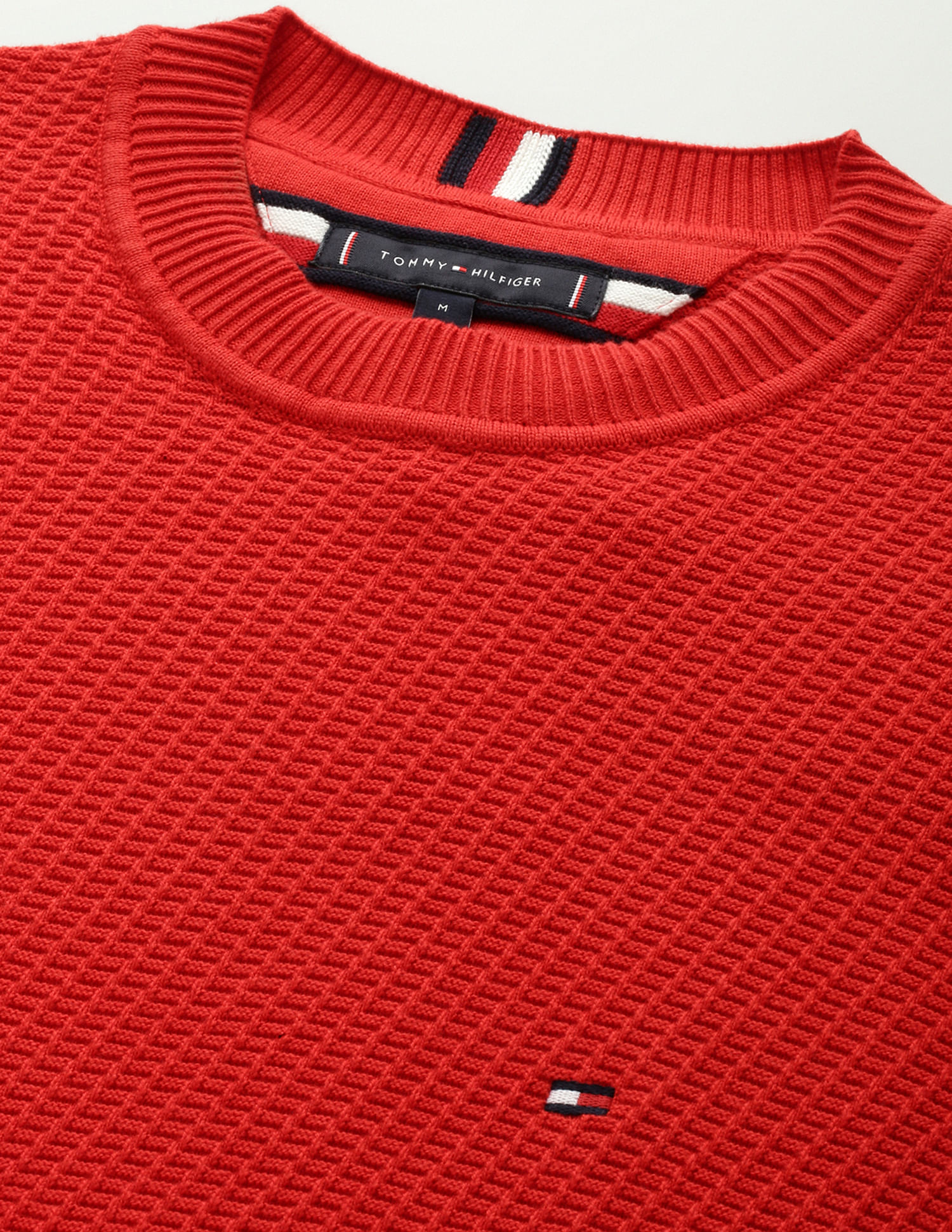 Tommy Hilfiger Organic Cotton Textured Sweater