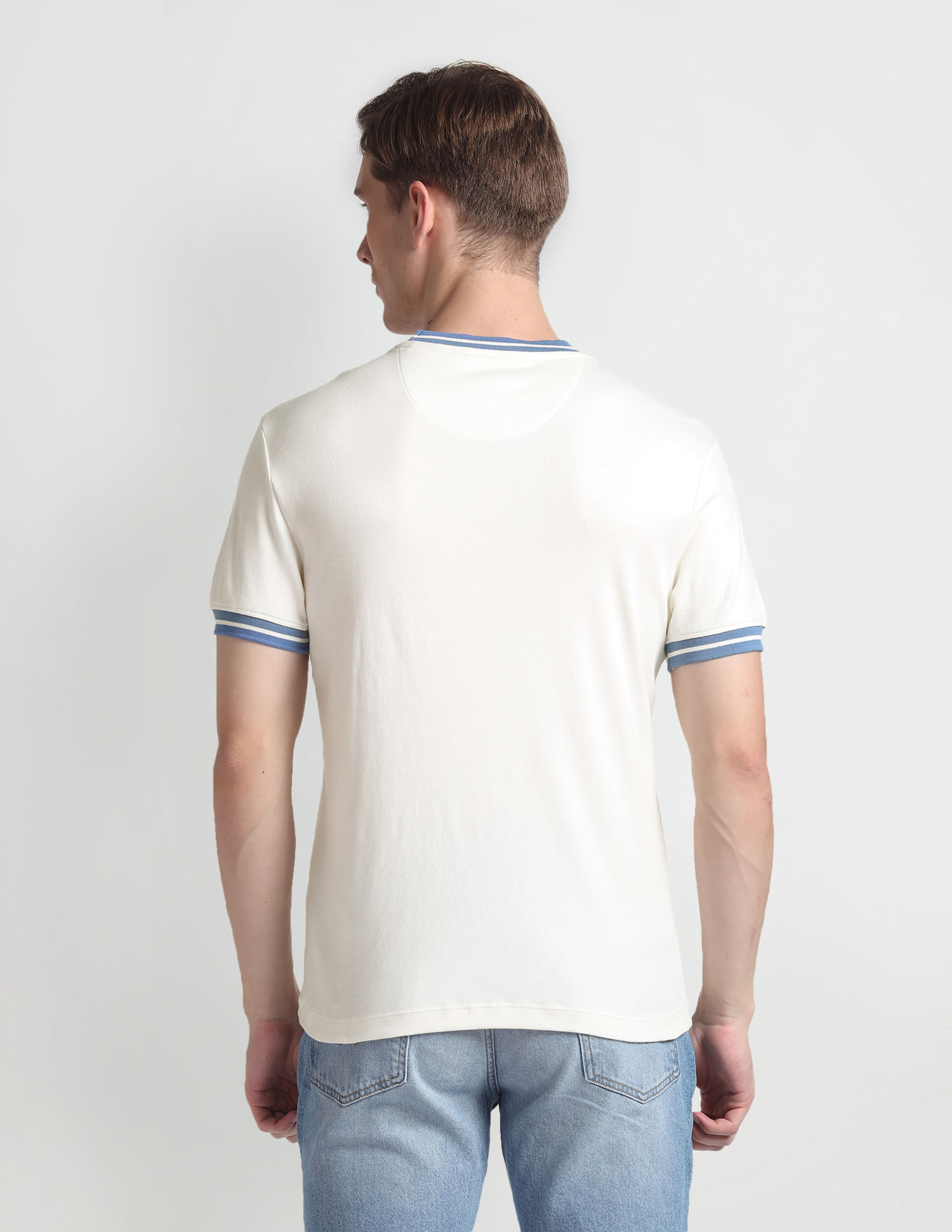 U.S. Polo Assn. Denim Co. Crew Neck Solid T-Shirt