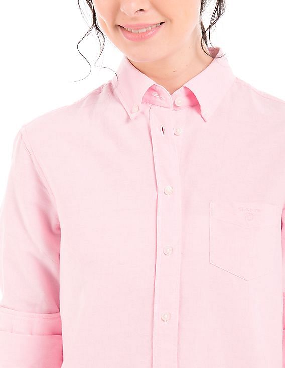 Buy Gant Women Regular Fit Oxford Shirt - NNNOW.com