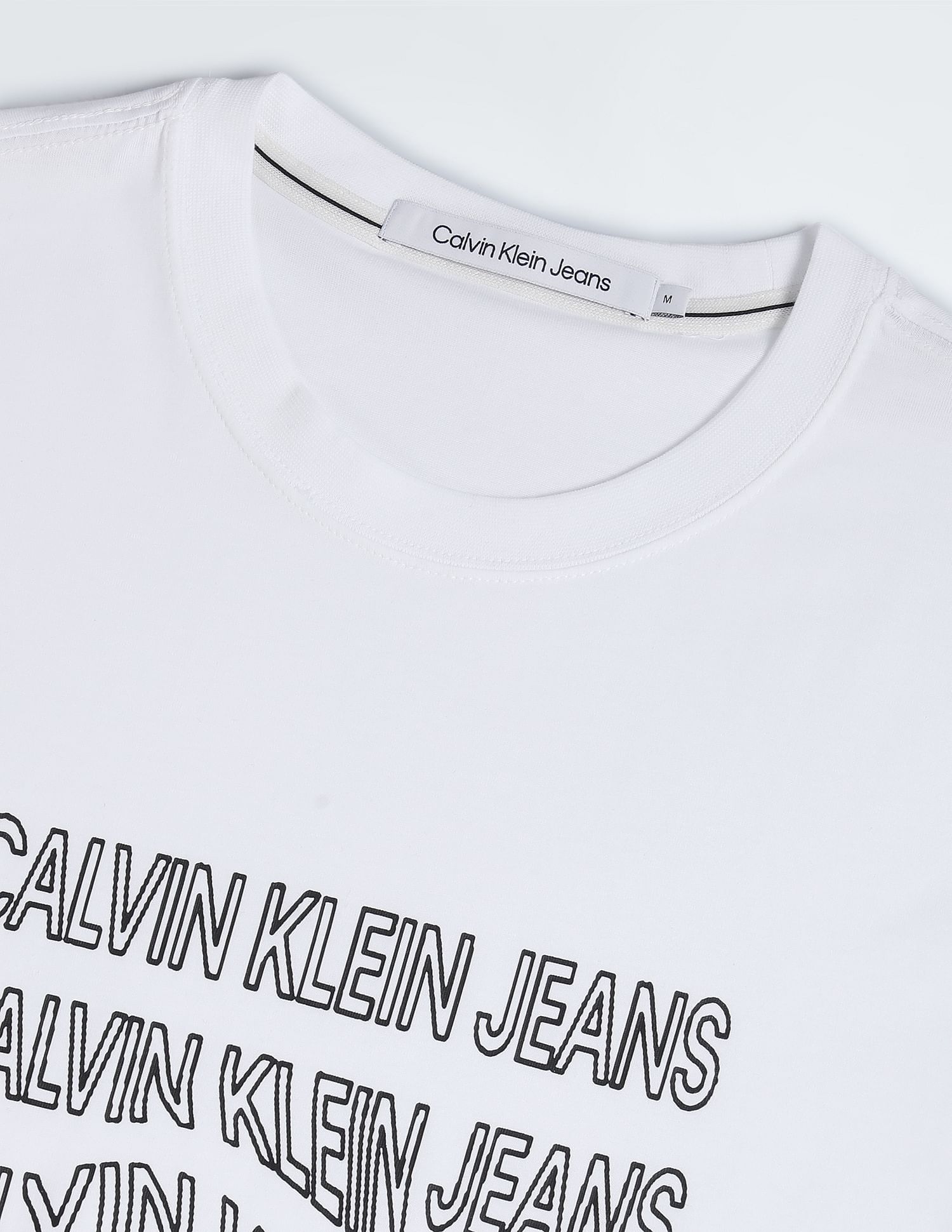 Calvin Klein Jeans Institutional Warp Cotton T-Shirt
