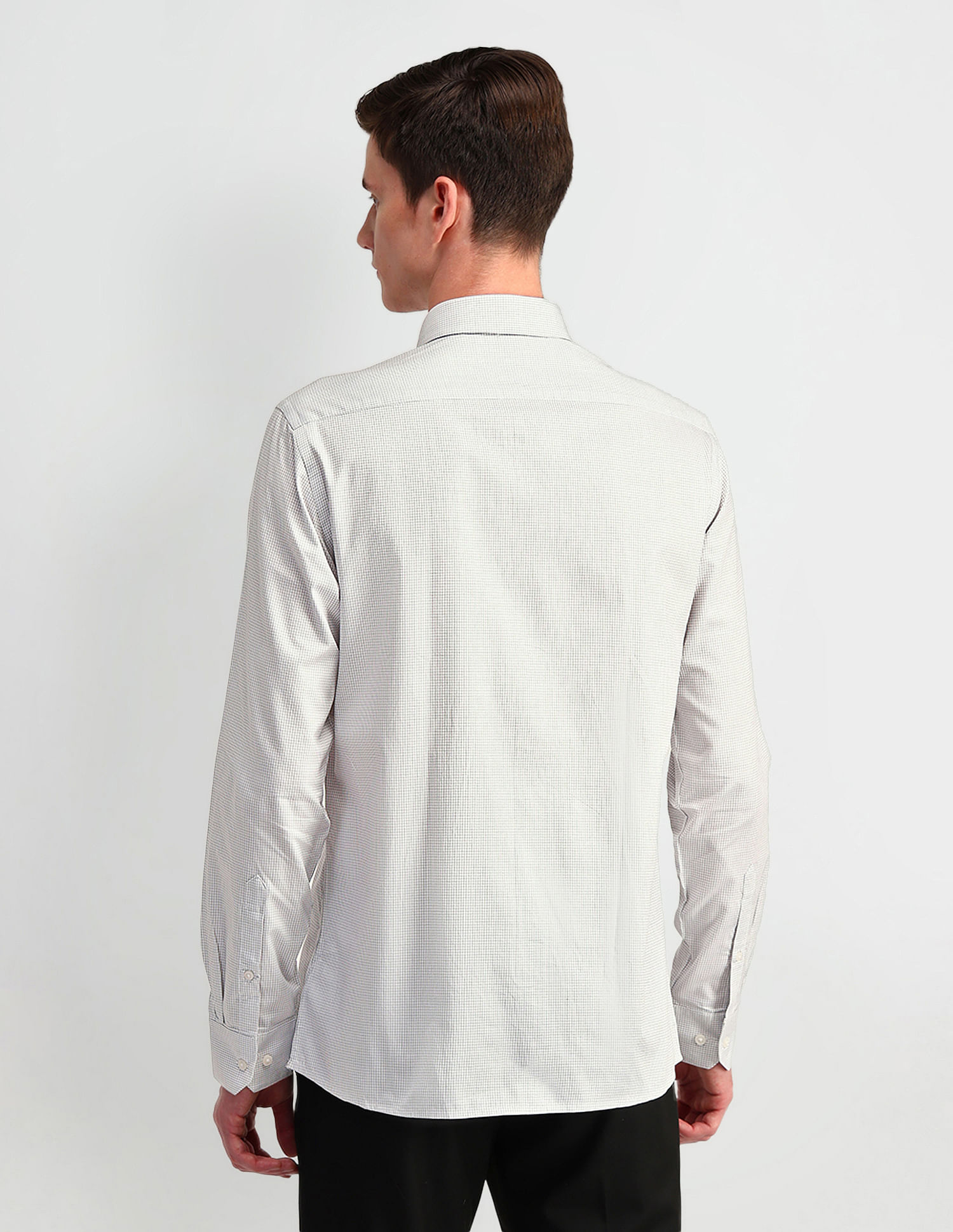 Arrow Graphic Print Cotton Shirt
