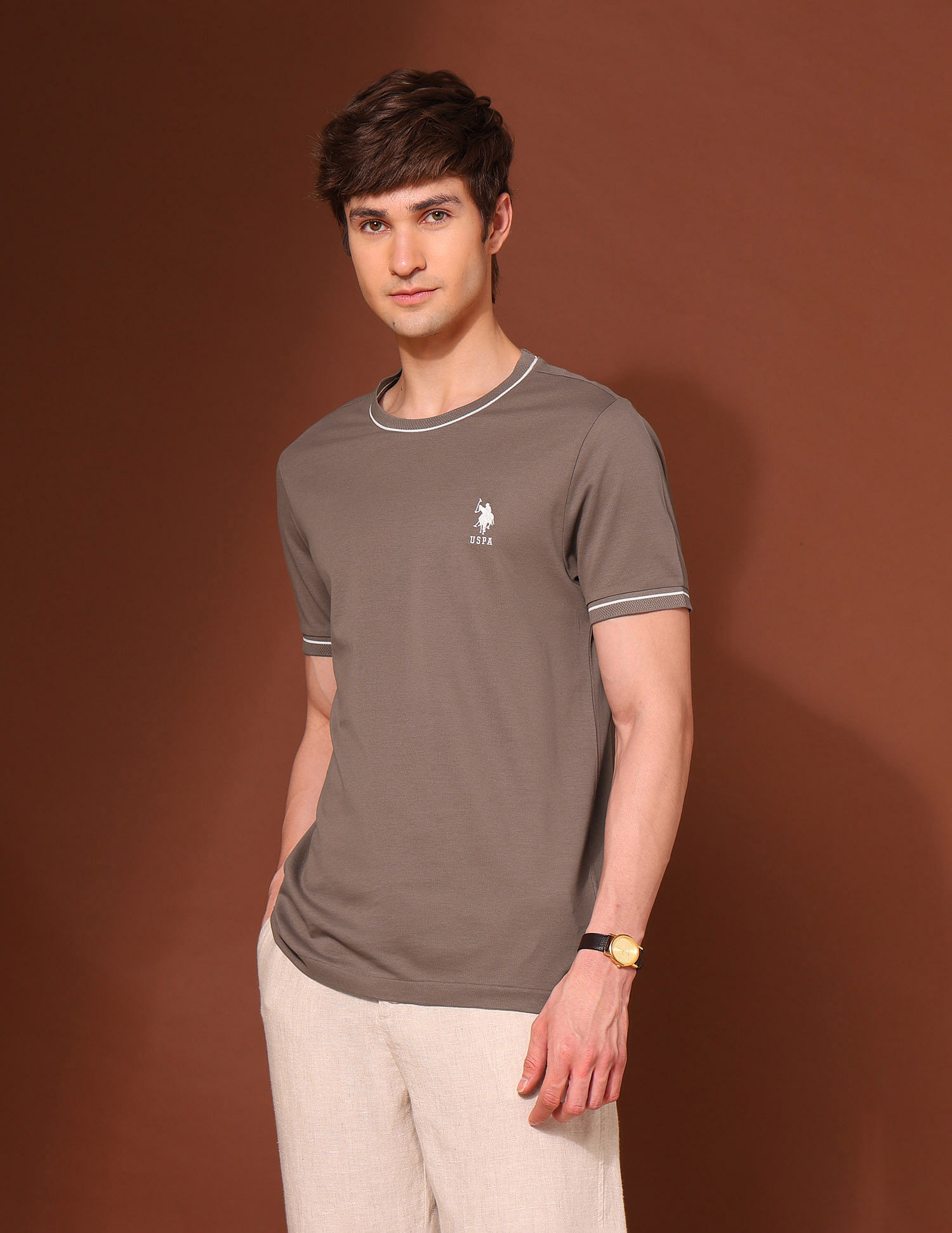 U.S. Polo Assn. Pure Cotton Slim Fit Classic T-Shirt