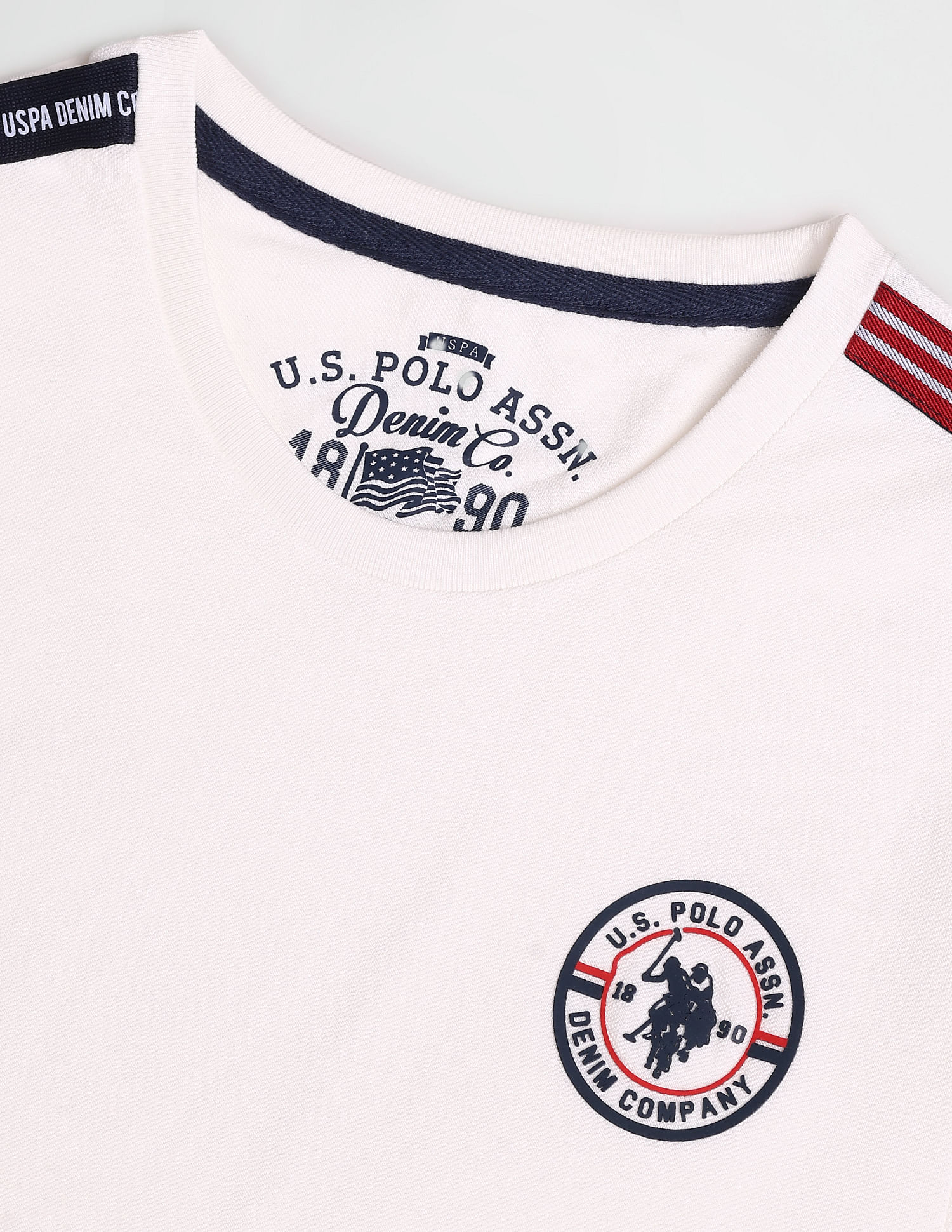 U.S. Polo Assn. Denim Co. Iconic Brand Tape T-Shirt