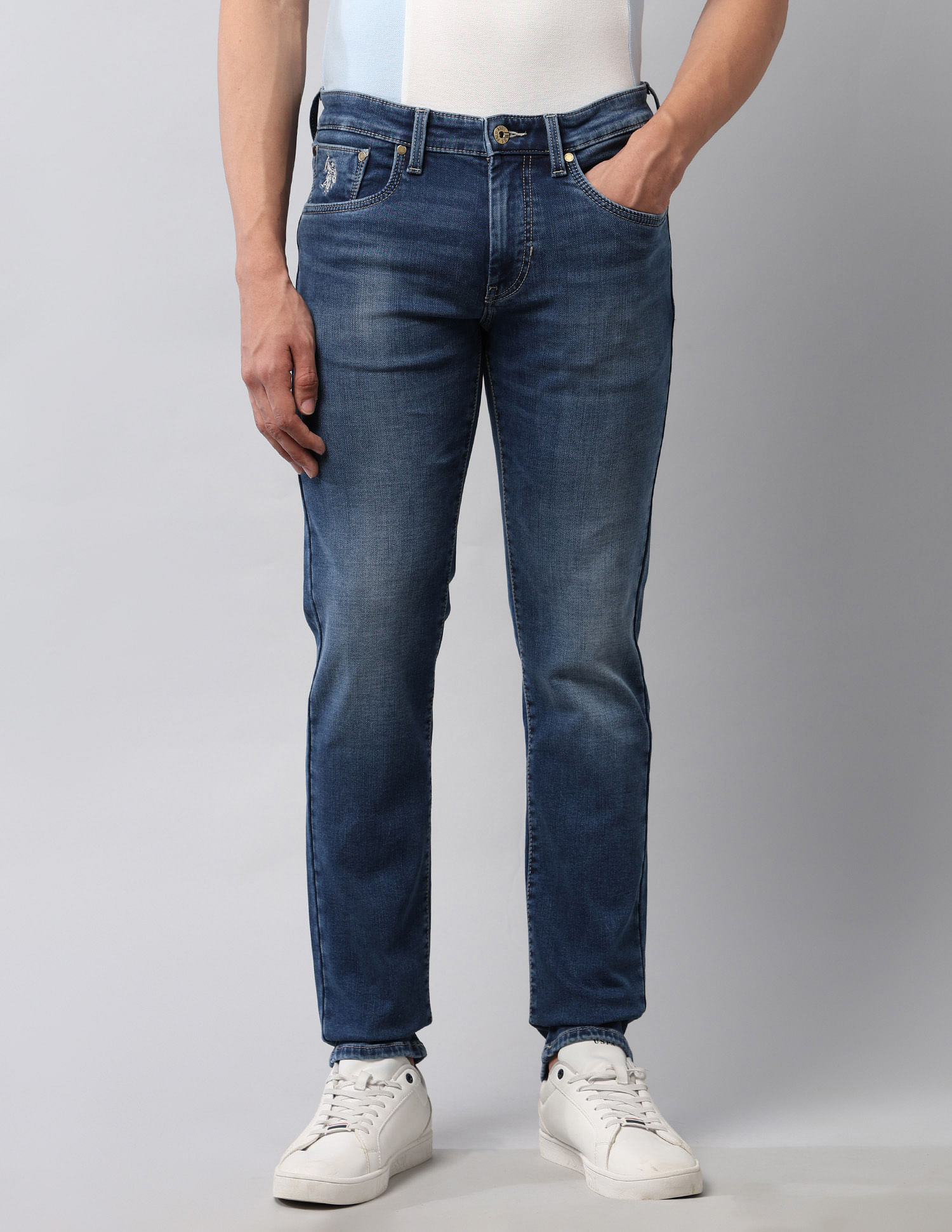 U.S. Polo Assn. Denim Co. Regallo Skinny Fit Blue Jeans