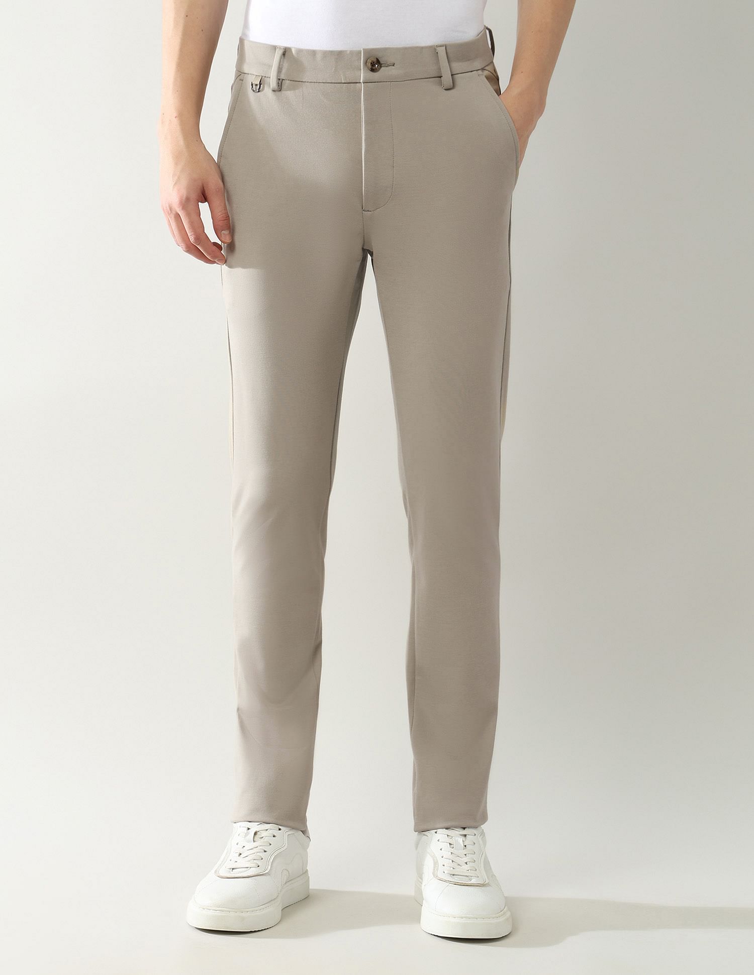 Arrow Sport Slim Fit Knitted Autoflex Trousers