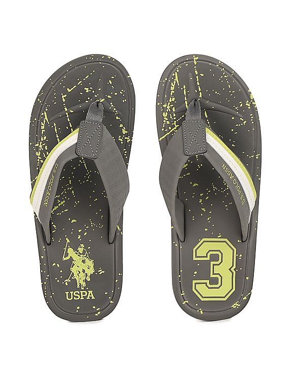 Buy U.S. Polo Assn. V Strap Printed Flip Flops NNNOW